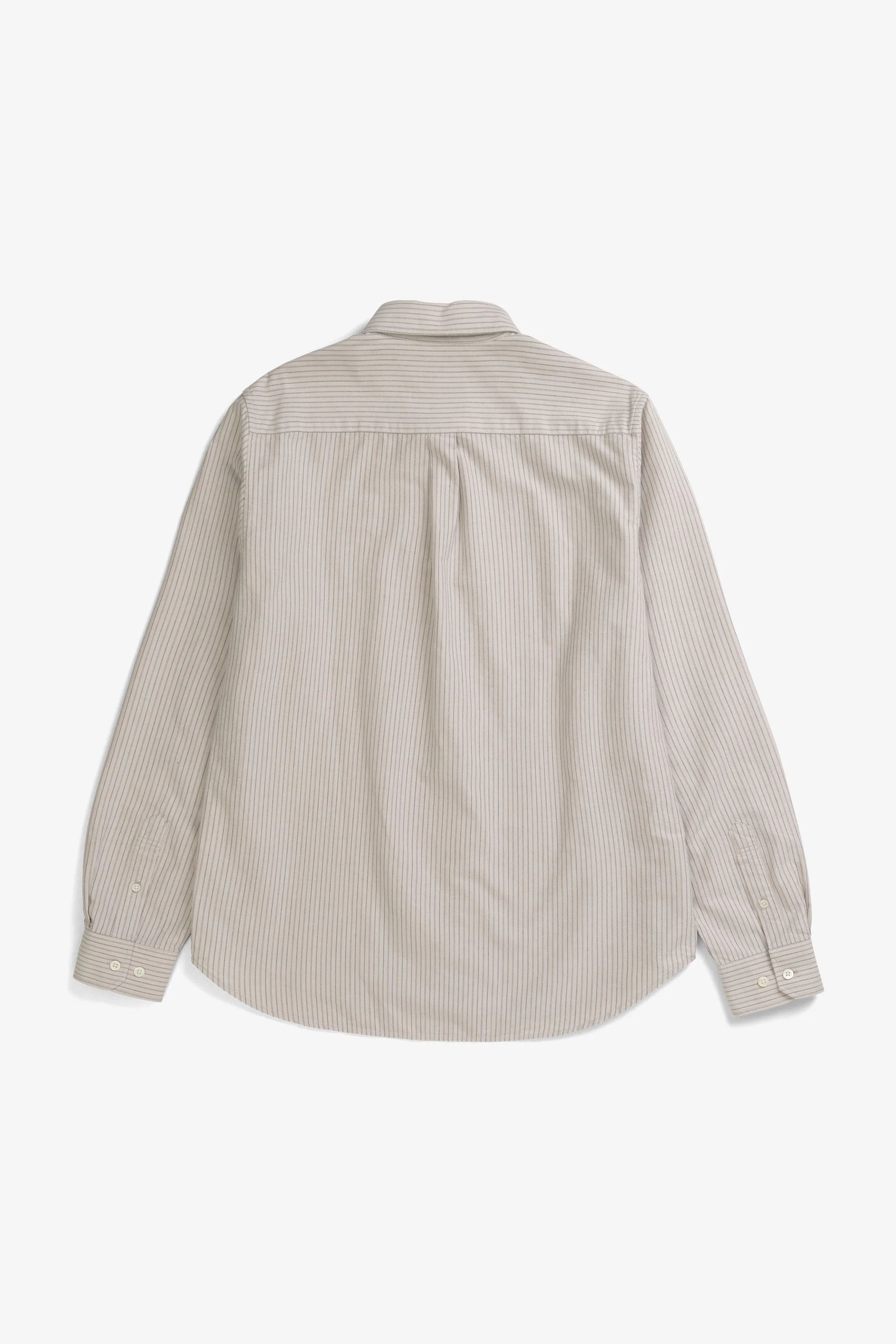Lyngkrog Regular Oxford BD Shirt Dark Dust Green_5