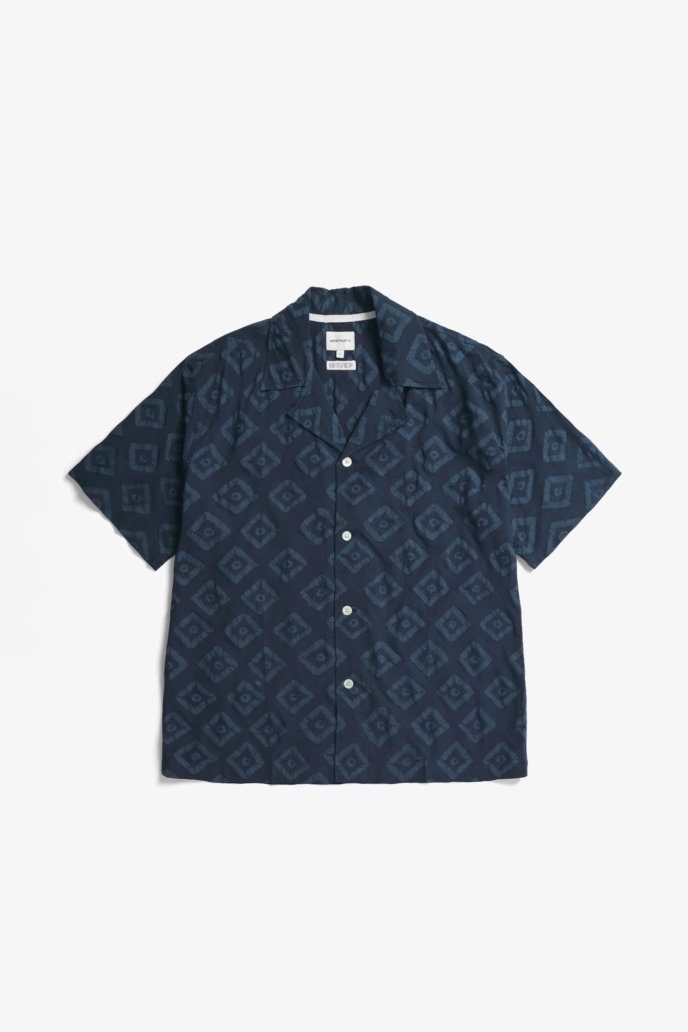 Mads Batik SS Shirt Dark Navy_6