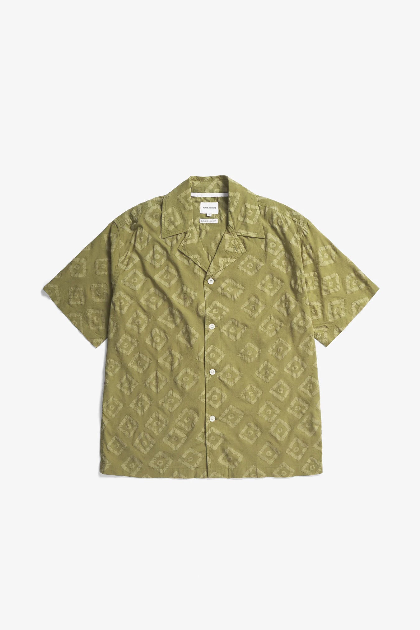 Mads Batik SS Shirt Moss Green_6