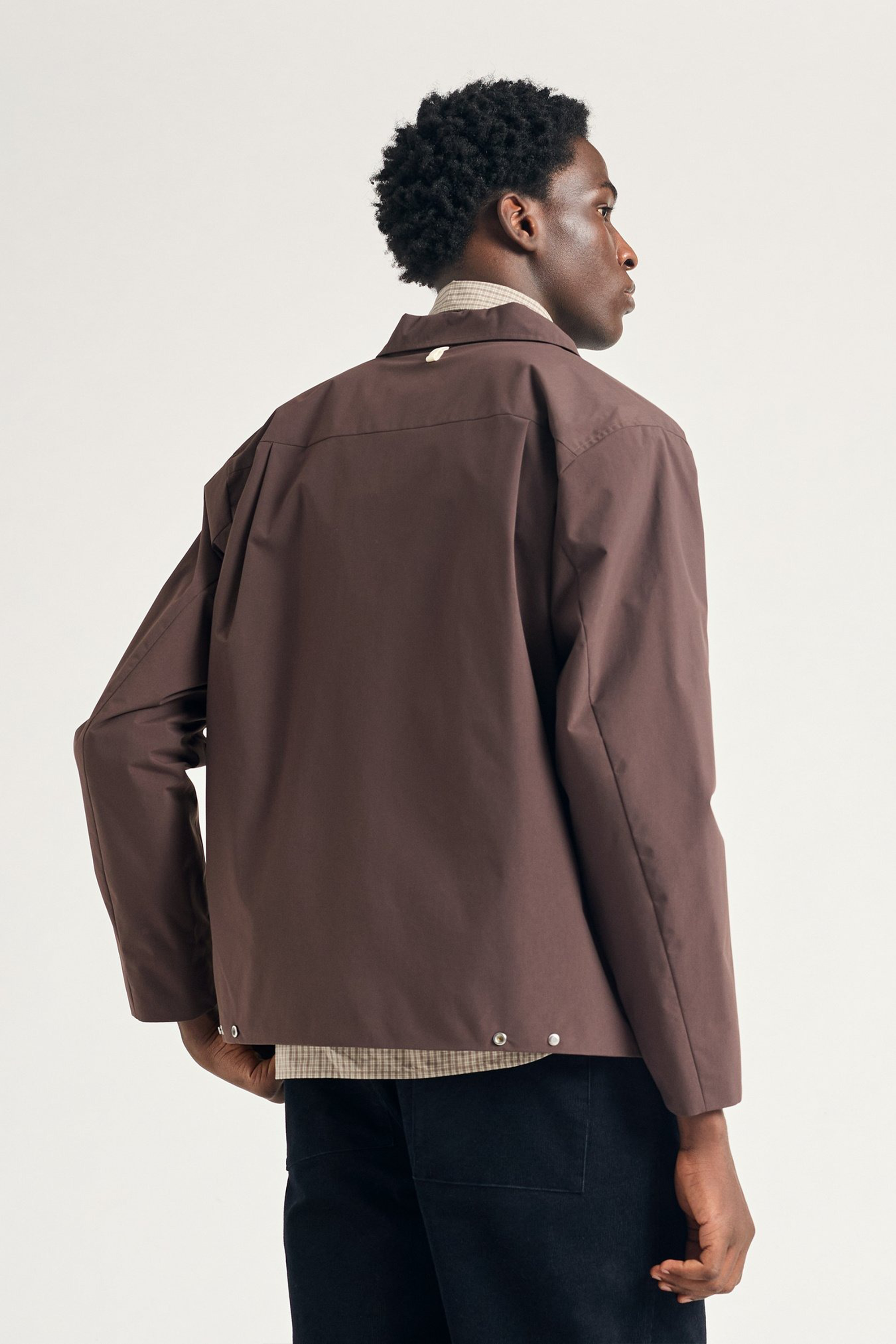 Marcus Windstopper Overshirt Seal Brown