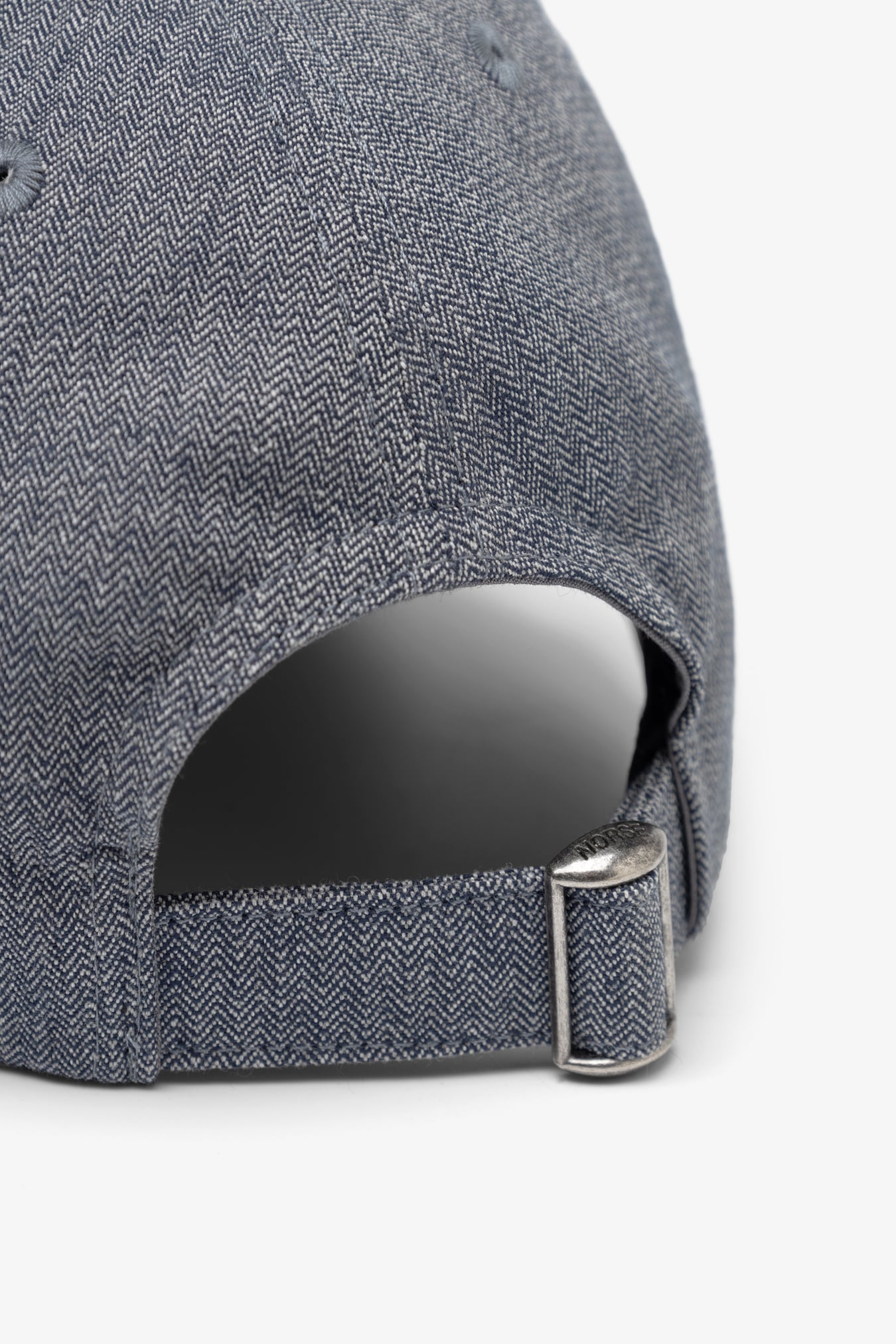 Mini Herringbone Twill 6-Panel Cap Dark Navy_6