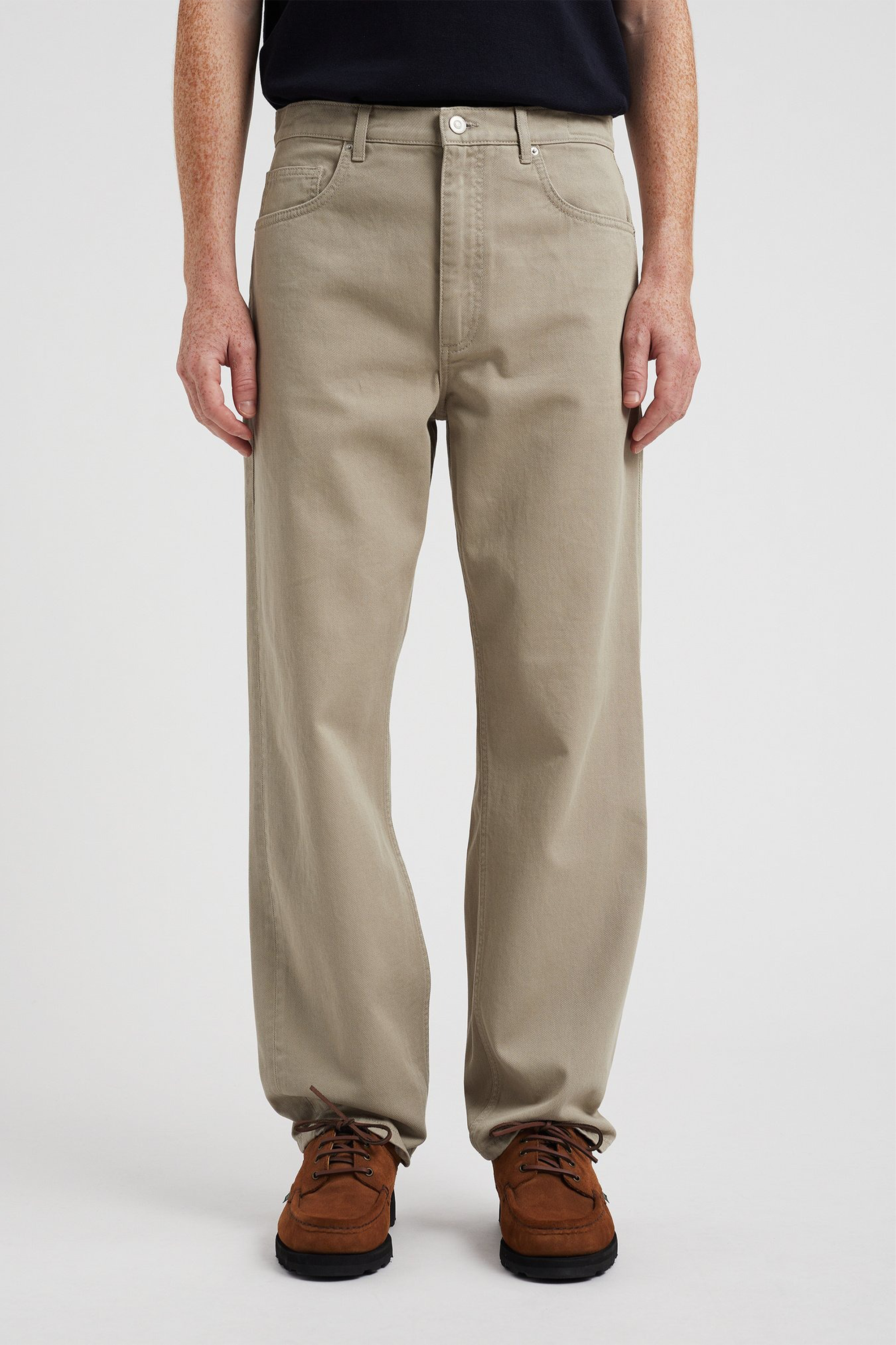 Mogens Relaxed 5 Pocket Heavy Twill Pants Clay_1