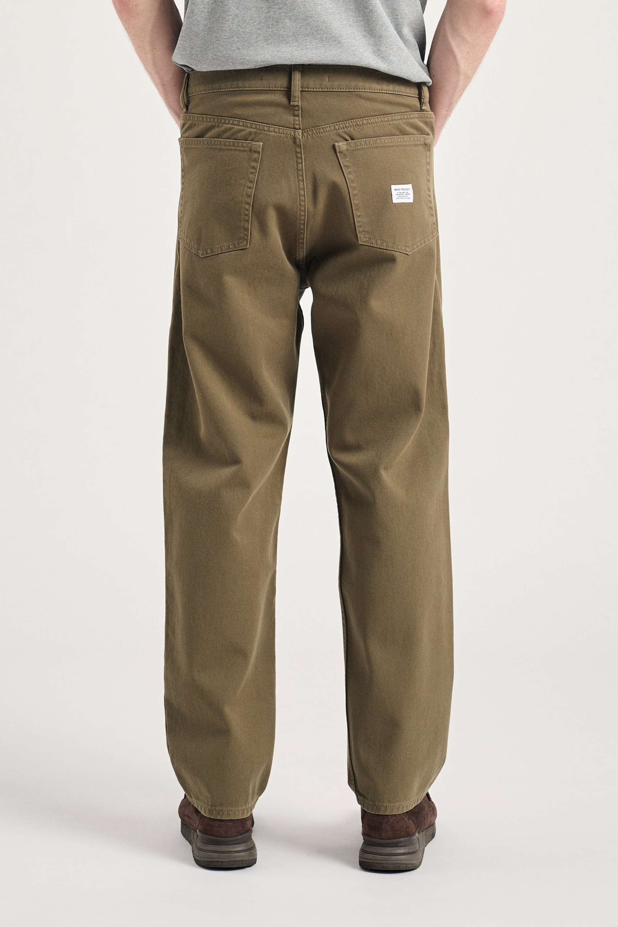 Mogens Relaxed 5 Pocket Heavy Twill Pants Olive Night