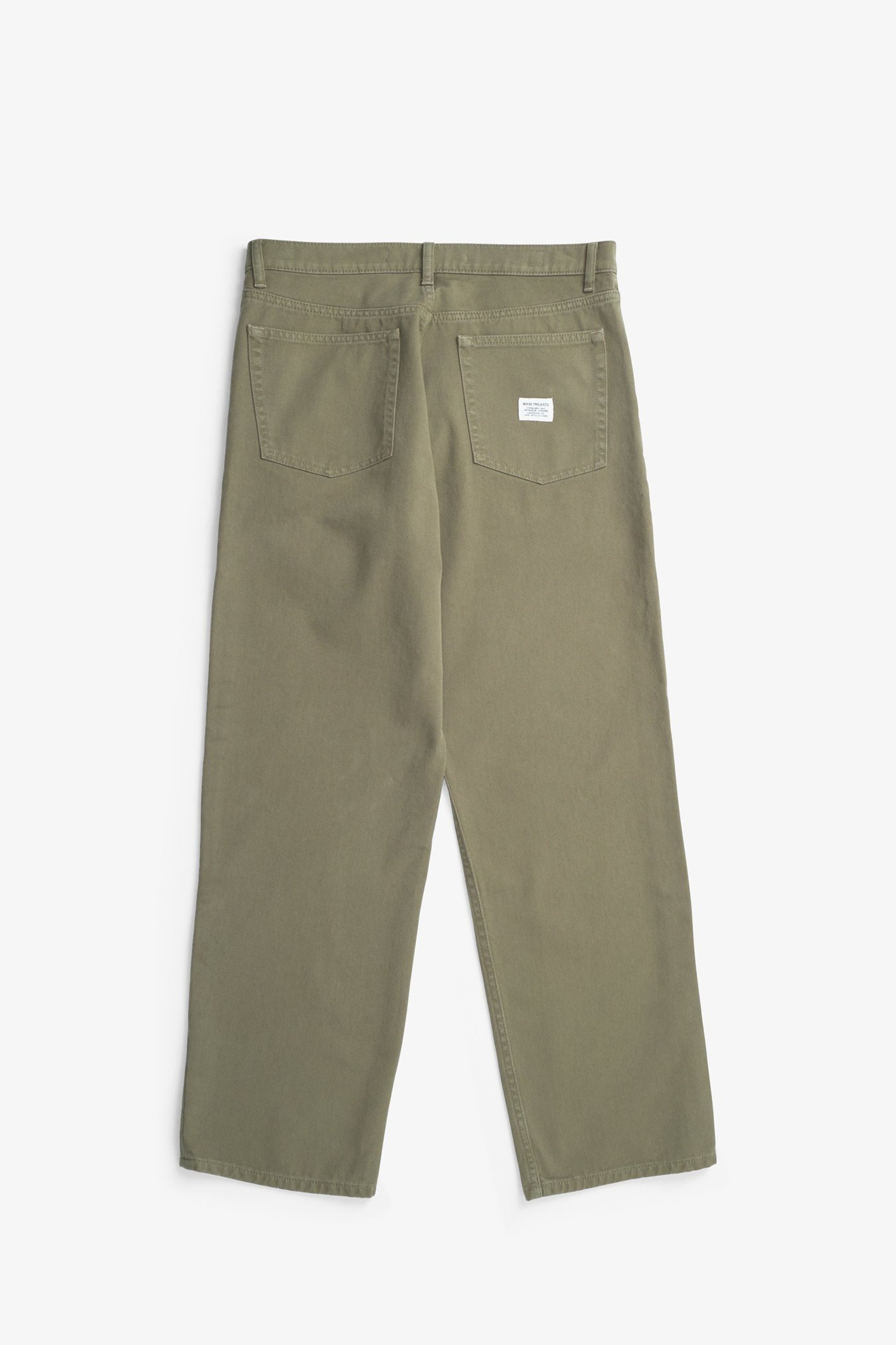 Mogens Relaxed 5 Pocket Heavy Twill Pants Olive Night_4
