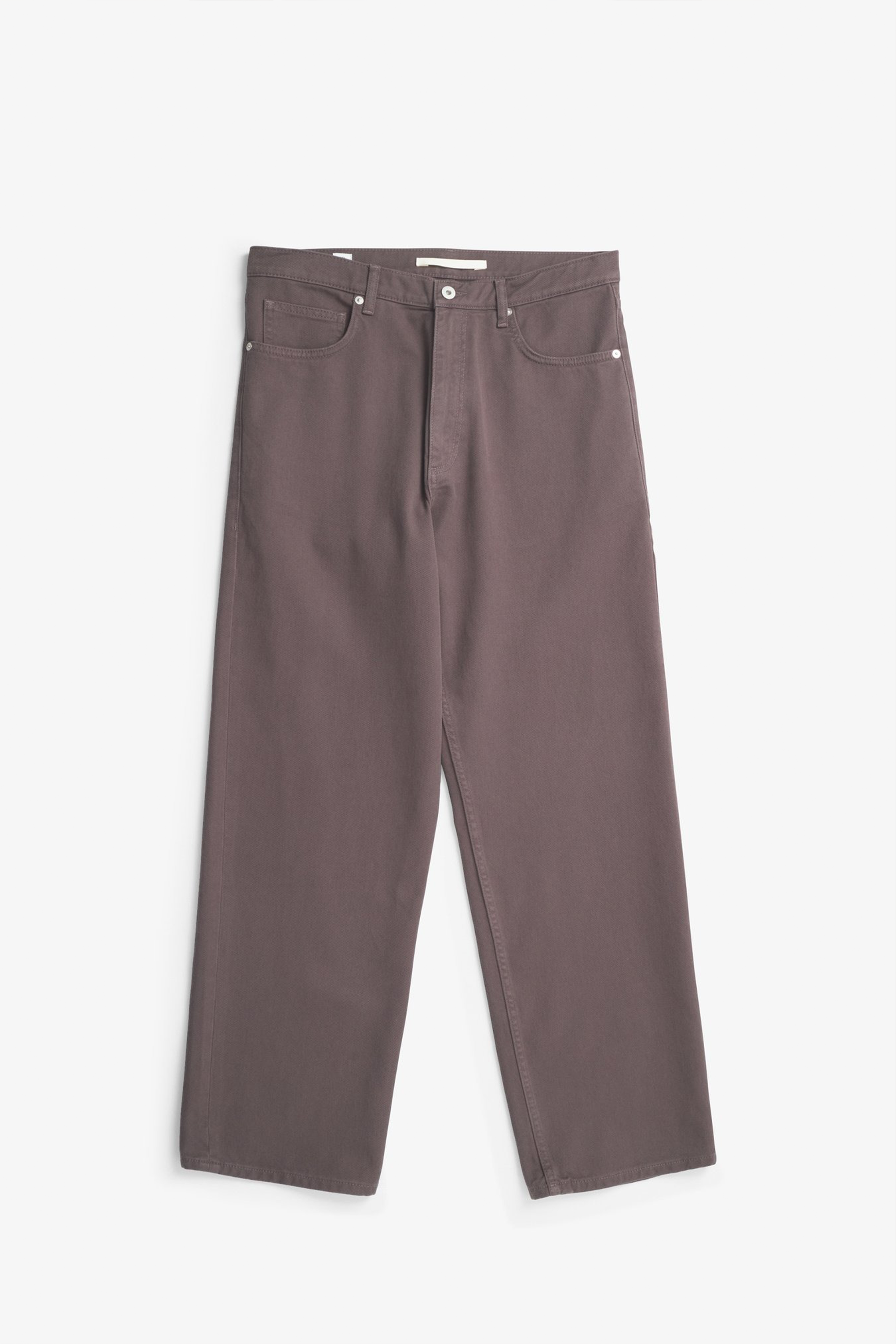 Mogens Relaxed 5 Pocket Heavy Twill Pants Seal Brown