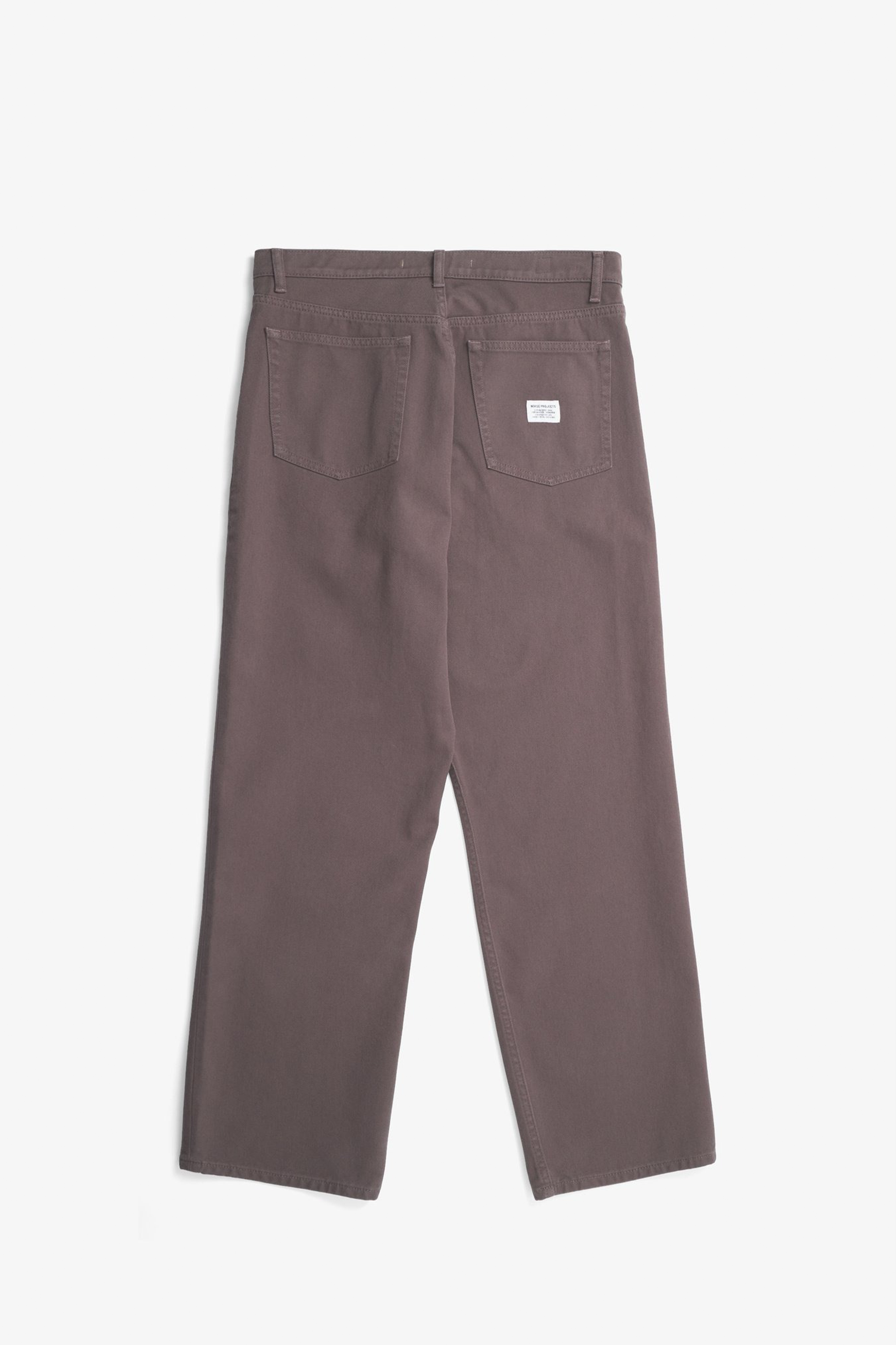 Mogens Relaxed 5 Pocket Heavy Twill Pants Seal Brown
