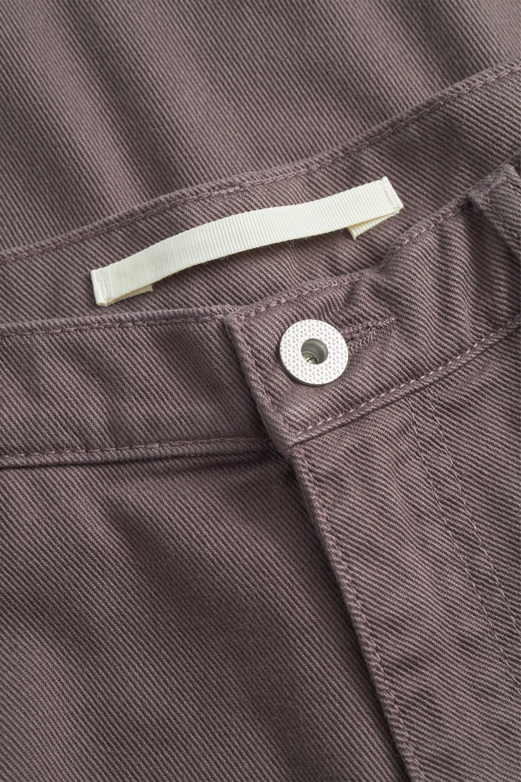 Mogens Relaxed 5 Pocket Heavy Twill Pants Seal Brown_4