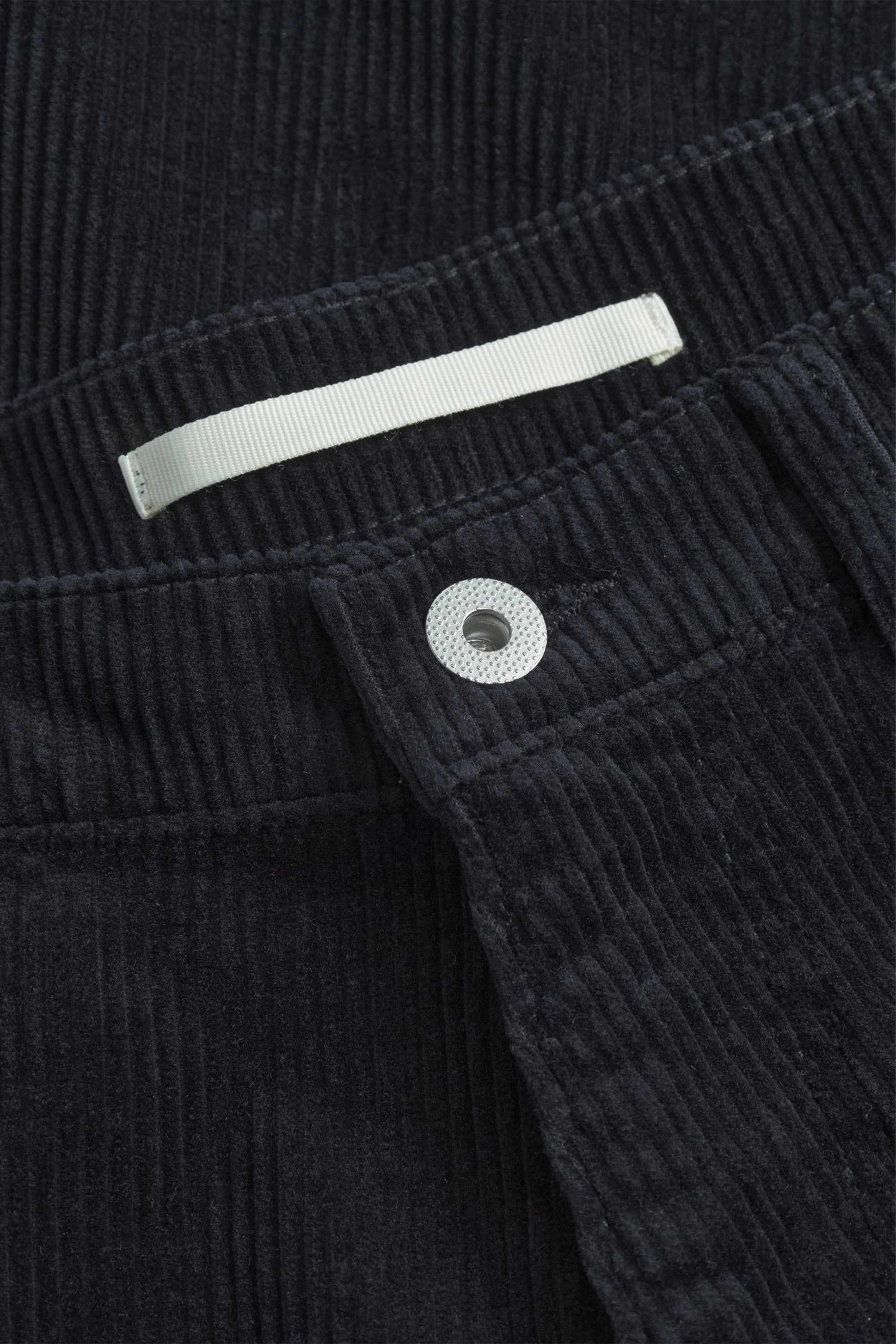 Mogens Relaxed 5 Pocket Wide Wale Corduroy Dark Navy
