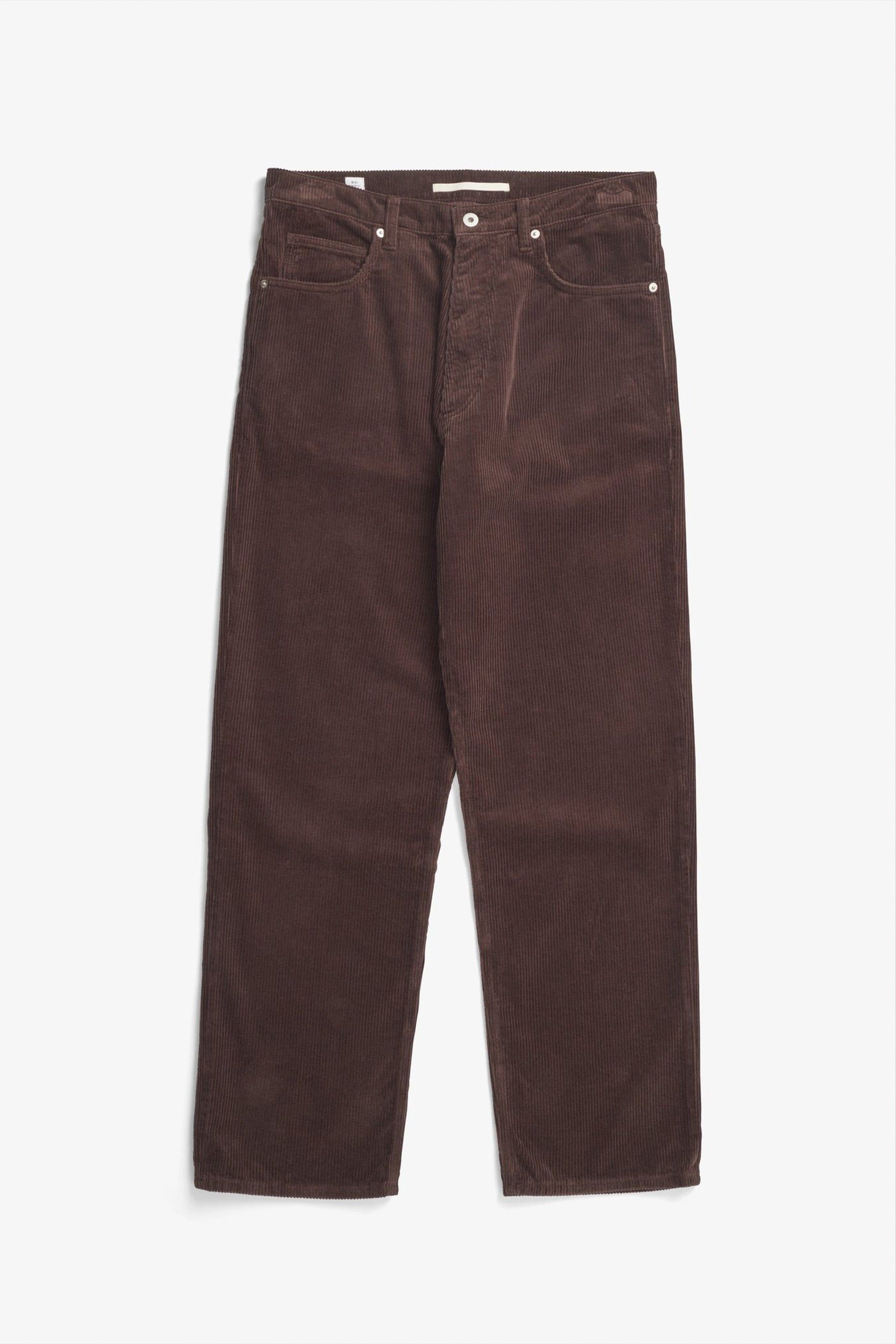 Mogens Relaxed 5 Pocket Wide Wale Corduroy Espresso