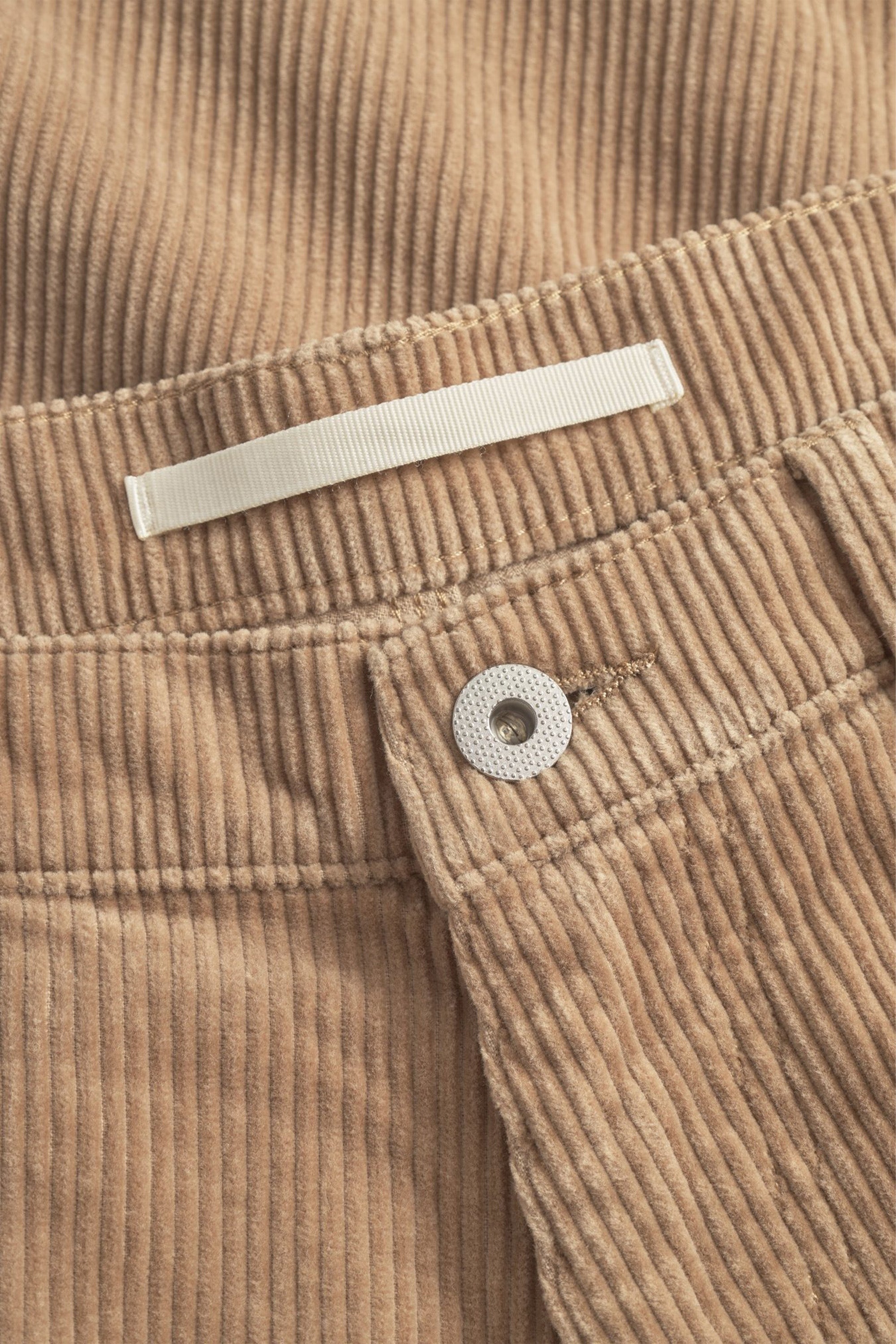 Mogens Relaxed 5 Pocket Wide Wale Corduroy Utility Khaki