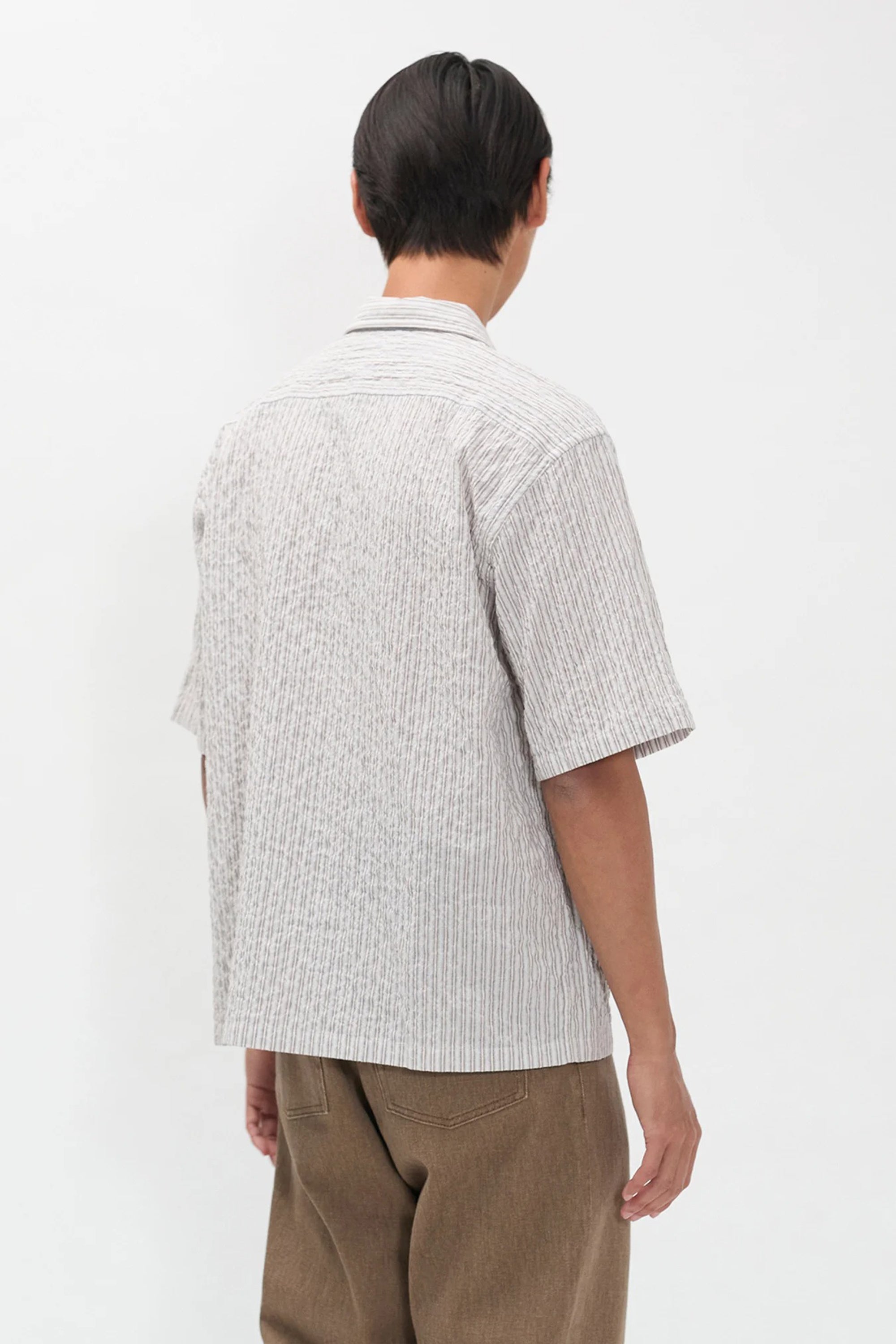 Mols Striped SS Camp Shirt Multi Color Stripe_3