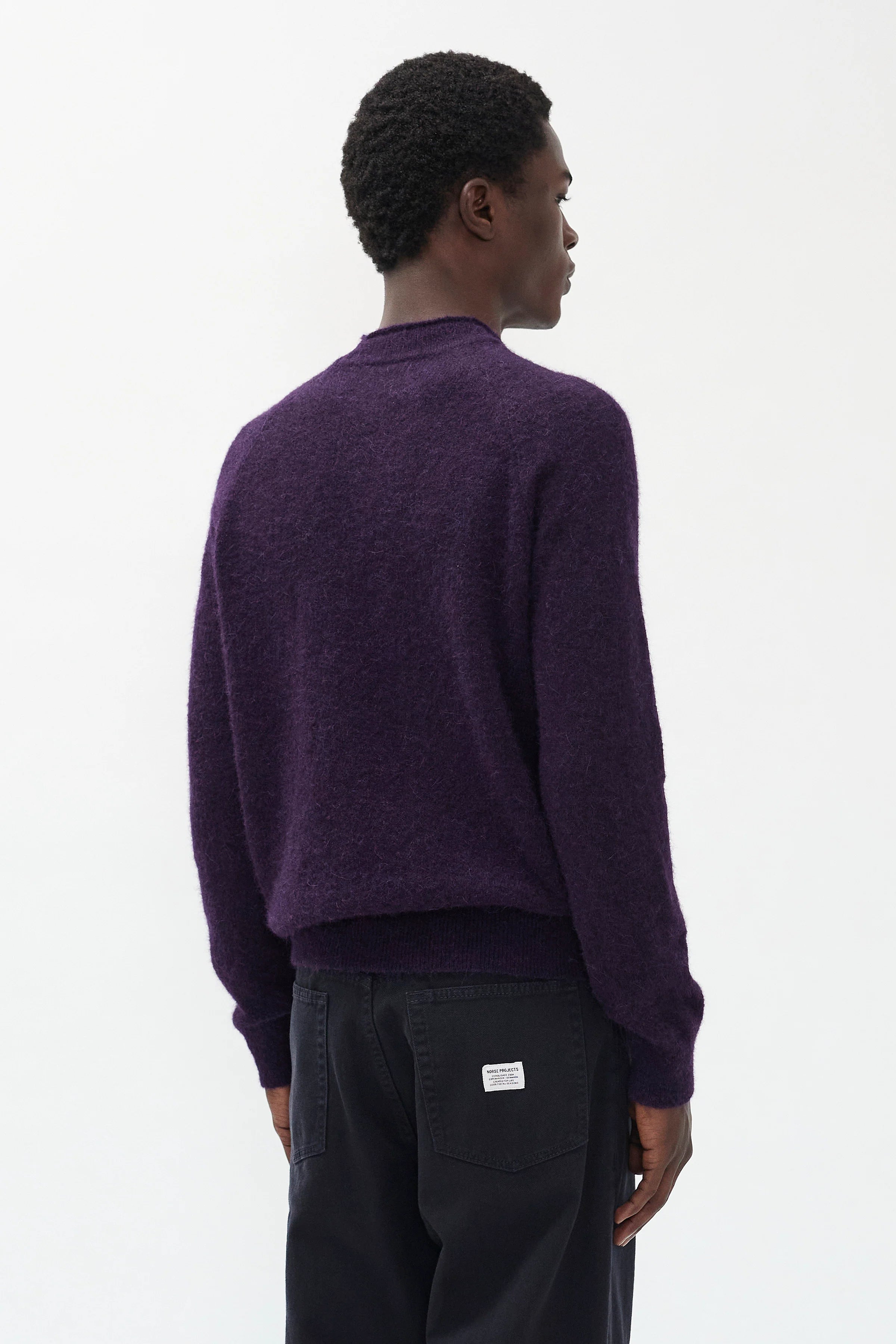 Nordrevik Baby Alpaca Sweater Vintage Violet_3