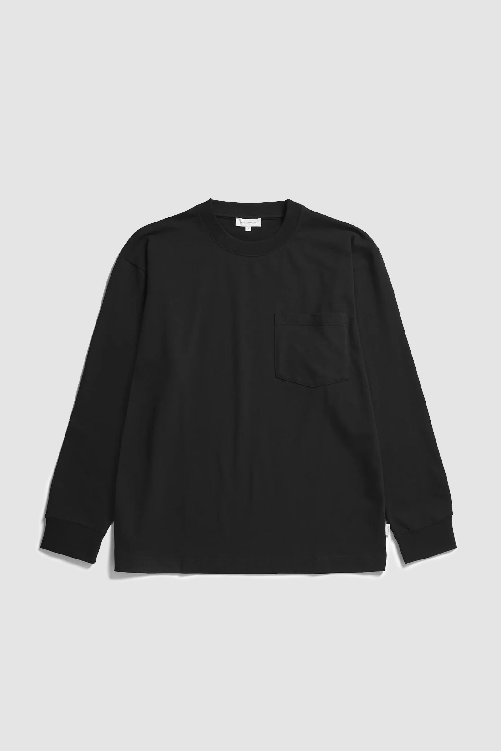 Norse Standard Heavy Loose LS T-Shirt Black