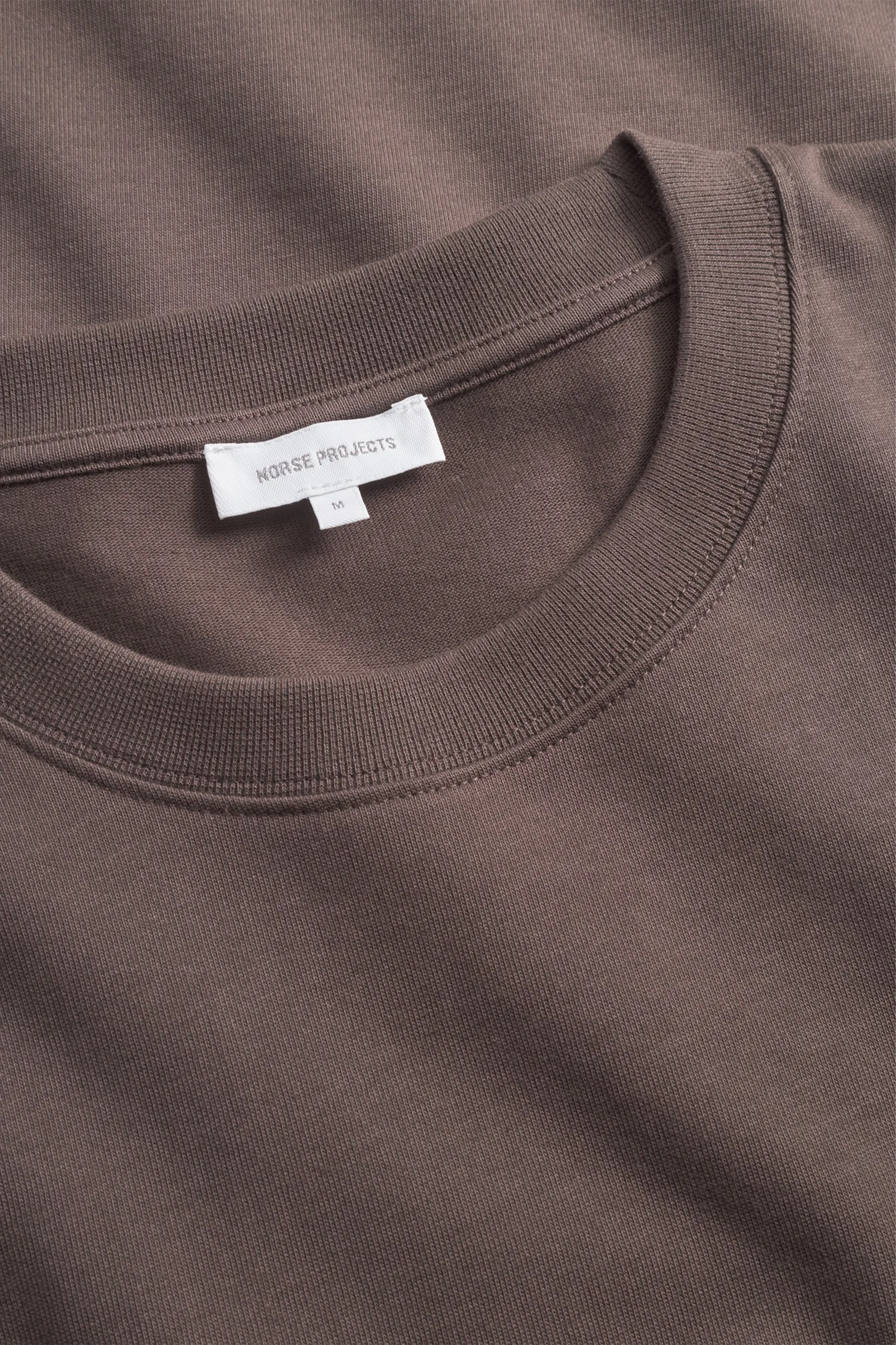 Norse Standard Heavy Loose LS T-Shirt Seal Brown_5