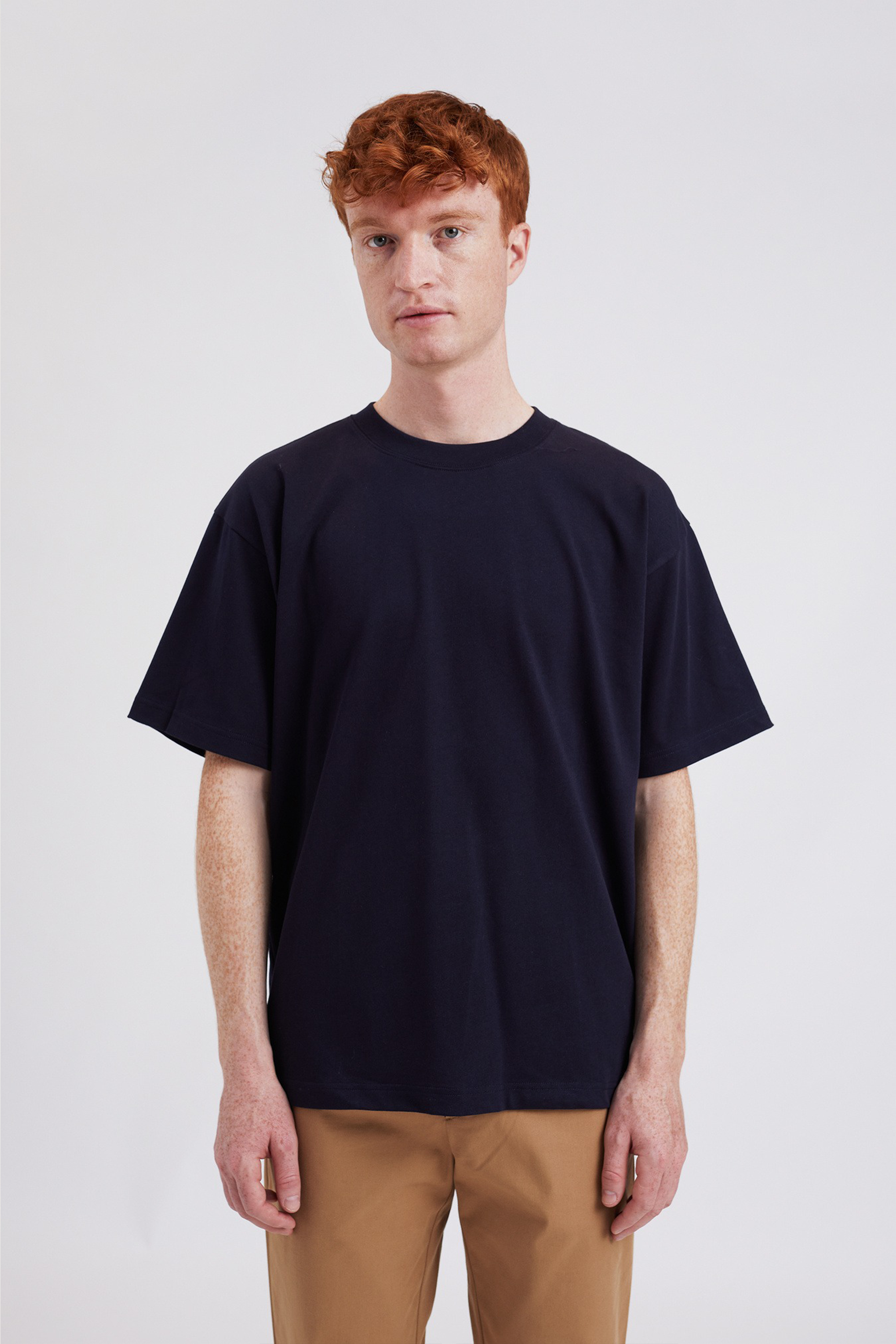 Norse Standard Heavy Loose T-Shirt Dark Navy_1
