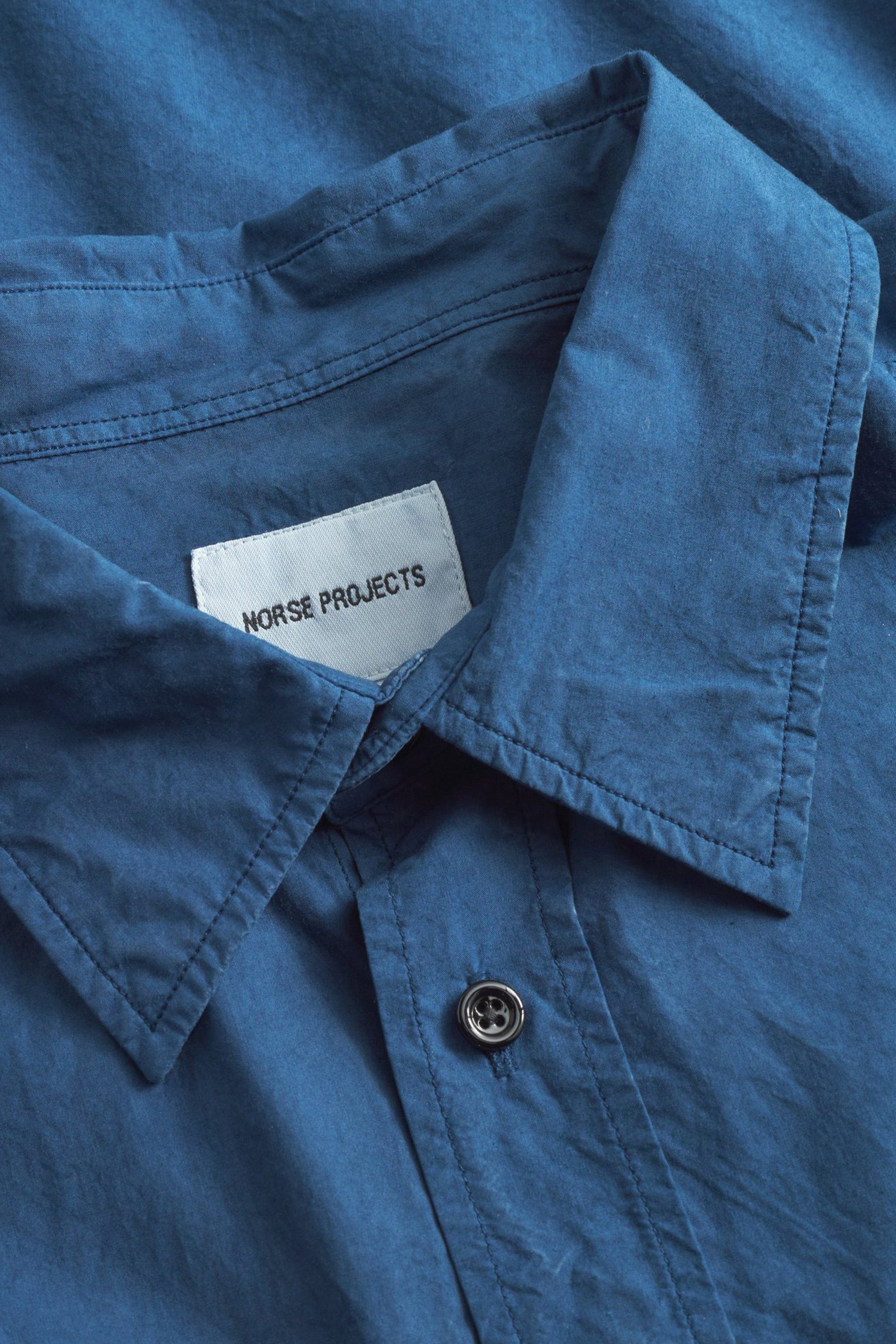 Ole Fatigue Cotton Tencel Shirt Estate Blue