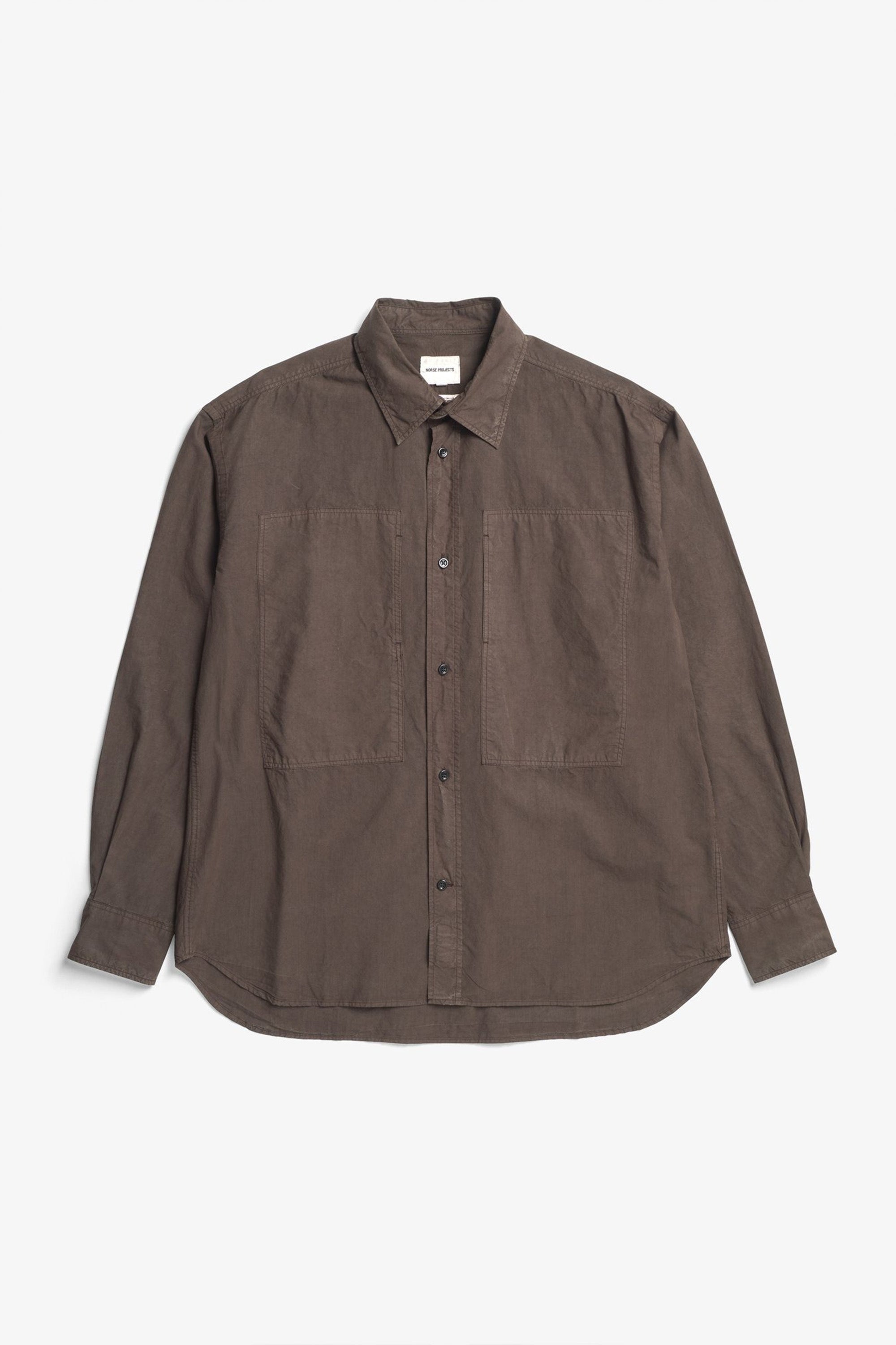 Ole Fatigue Cotton Tencel Shirt Espresso_3
