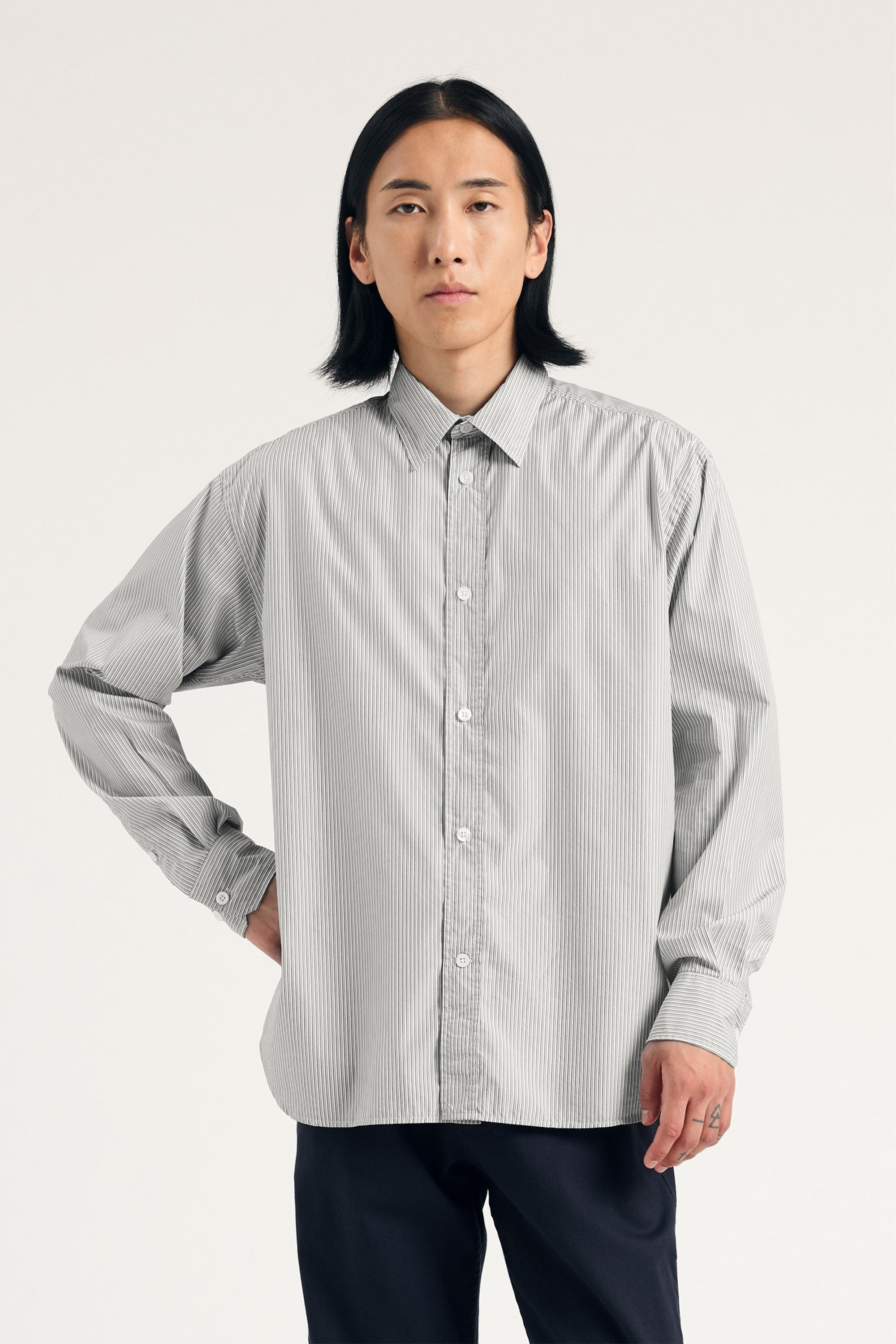 Ole Fine Oversize Shirt Graphite