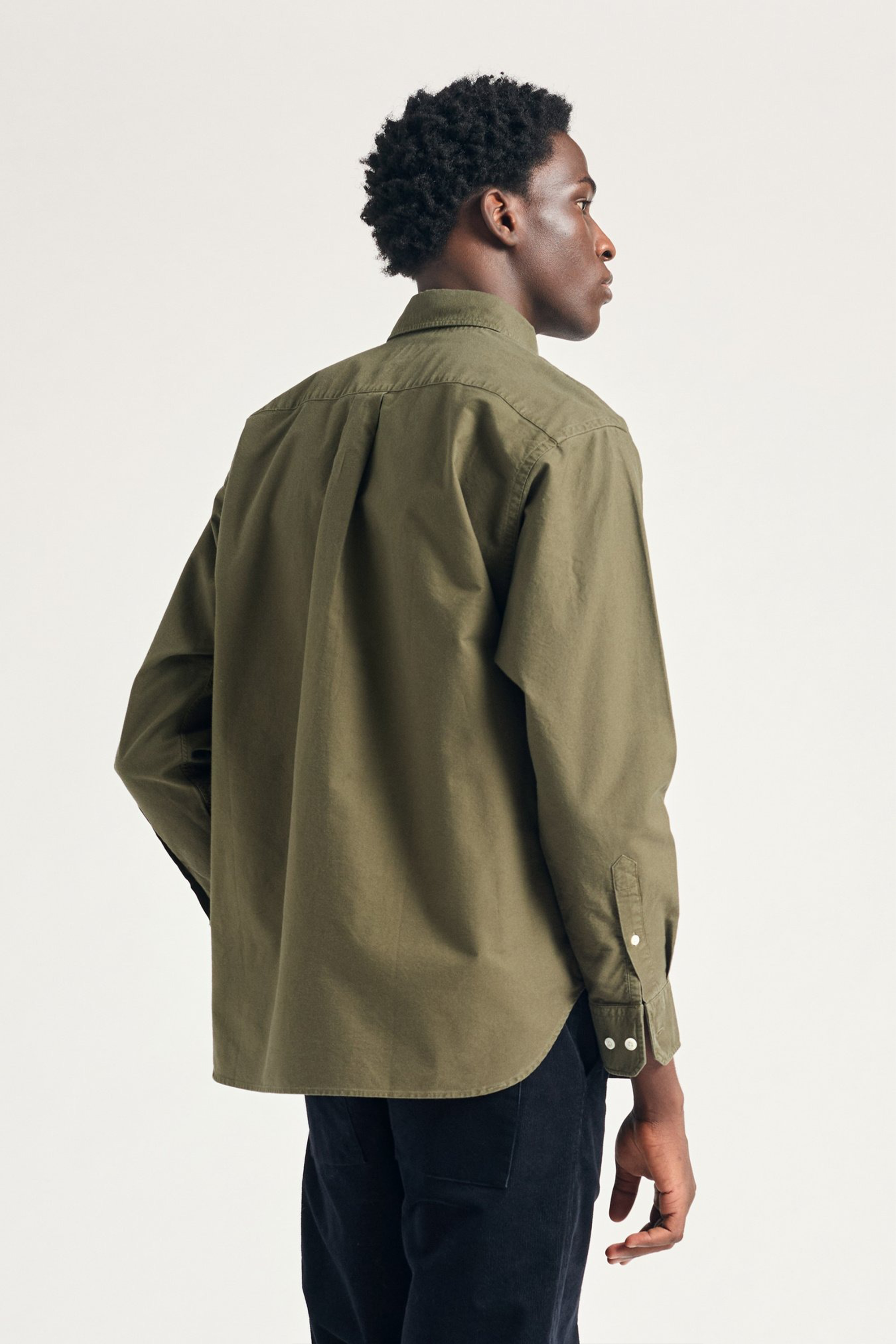 Ole Oversized GMD Oxford Shirt Olive Night