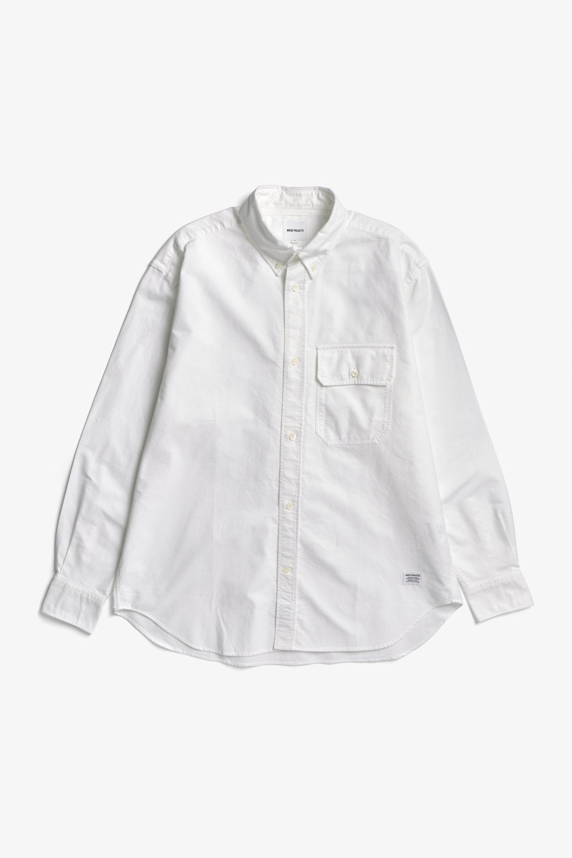 Ole Oversized GMD Oxford Shirt White_1