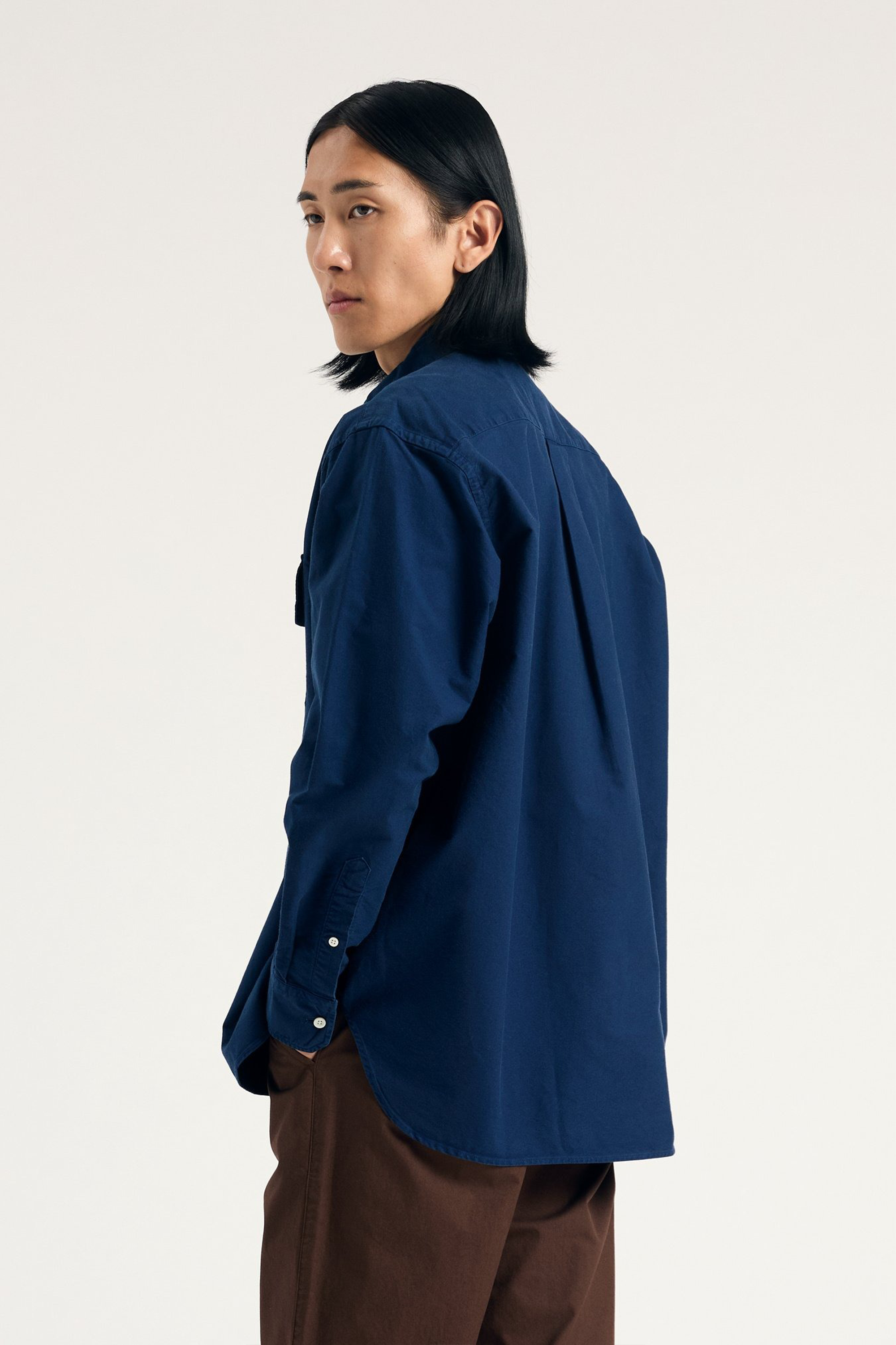 Ole Oversized GMD Oxford Shirt Workwear Blue