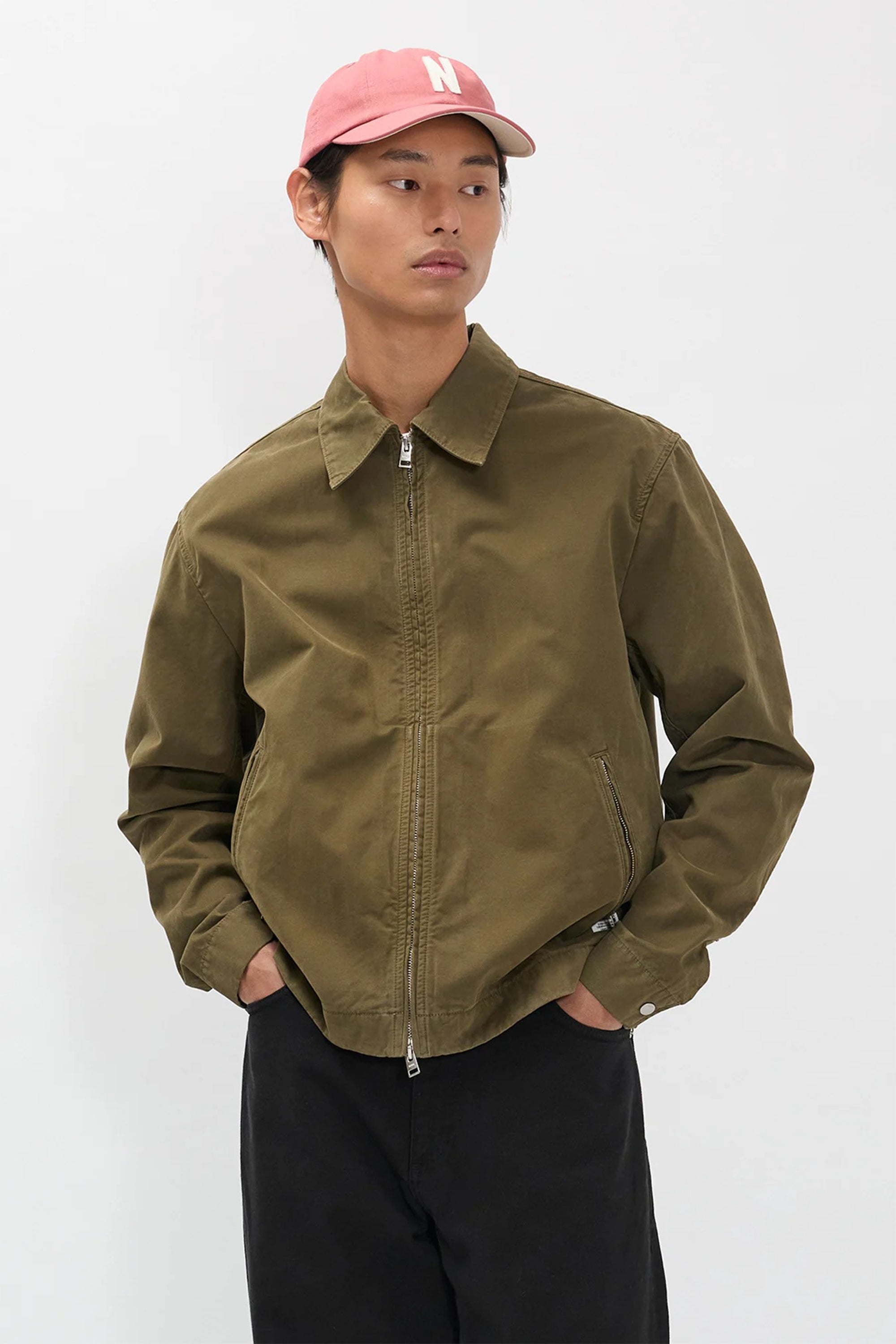 Raabjerg Canvas Jacket Olive Night