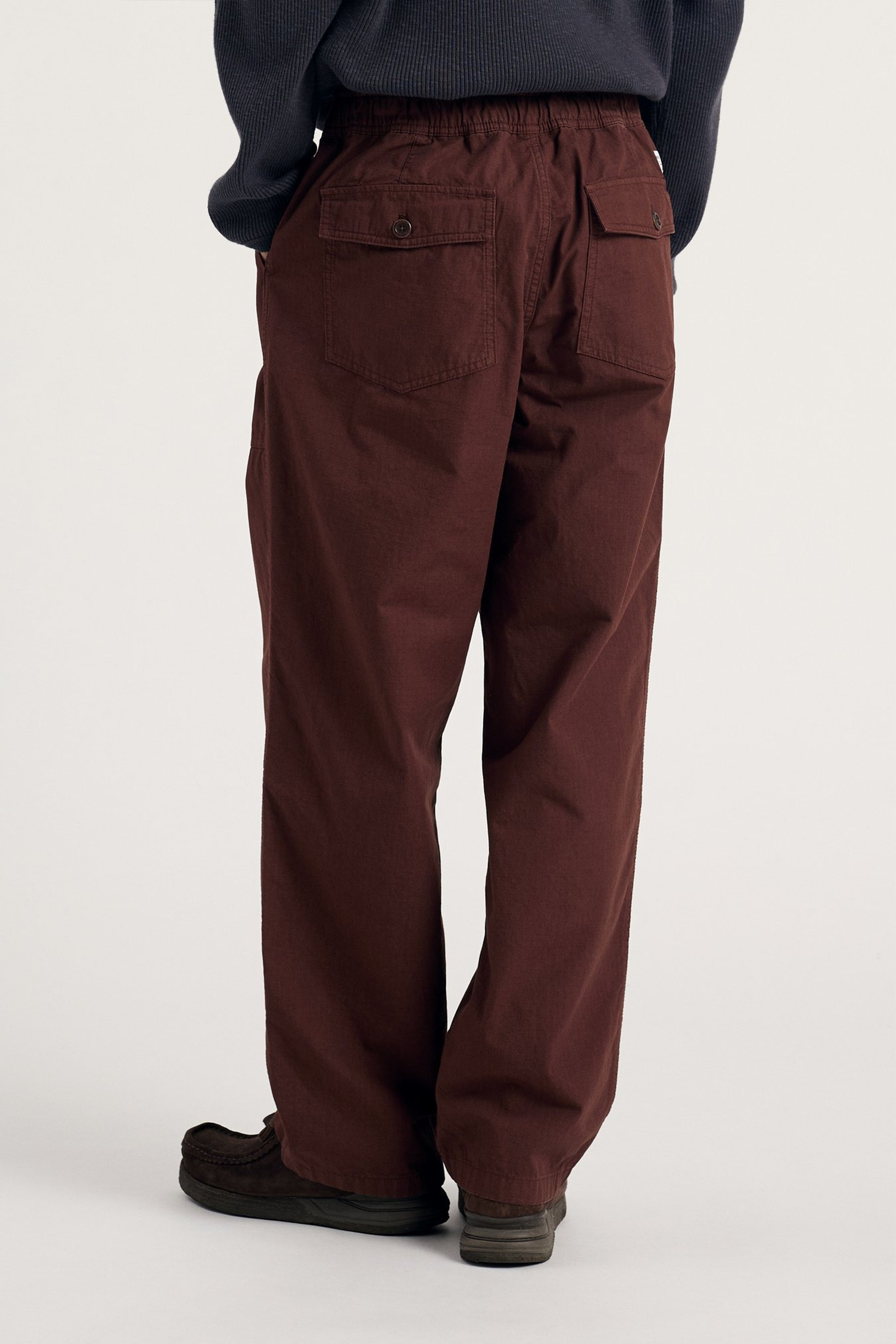 Ragnar Relaxed Cotton Ripstop Pant Mahogany
