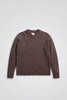 SPORTIVO STORE_Rasmus Relaxed Tweed V-Neck Sweater Burgundy_2