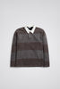 SPORTIVO STORE_Ruben Brushed Jersey Rugby LS Polo Espresso