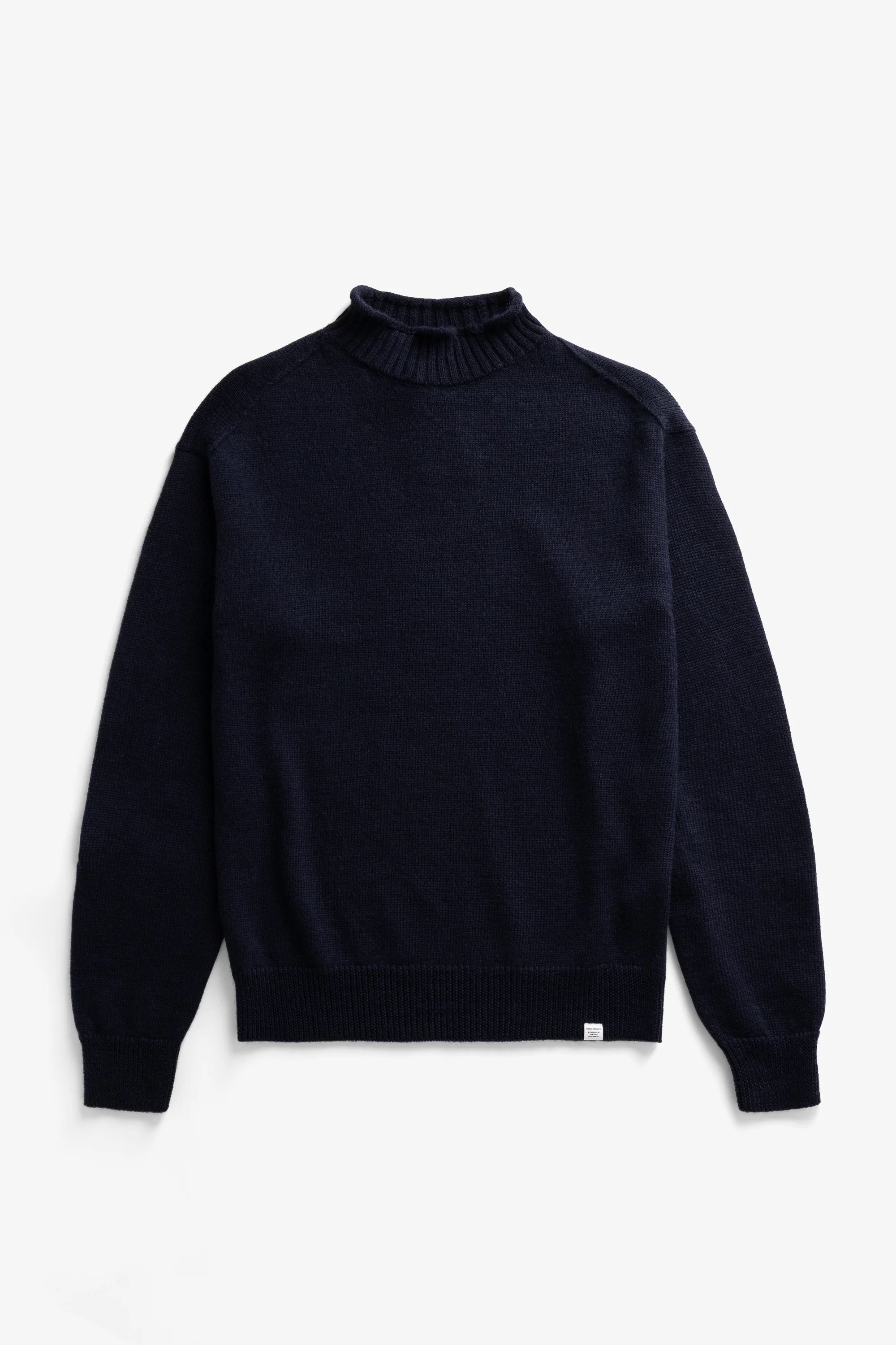 Sagvatnet Wool Roll Neck Sweater Dark Navy_4