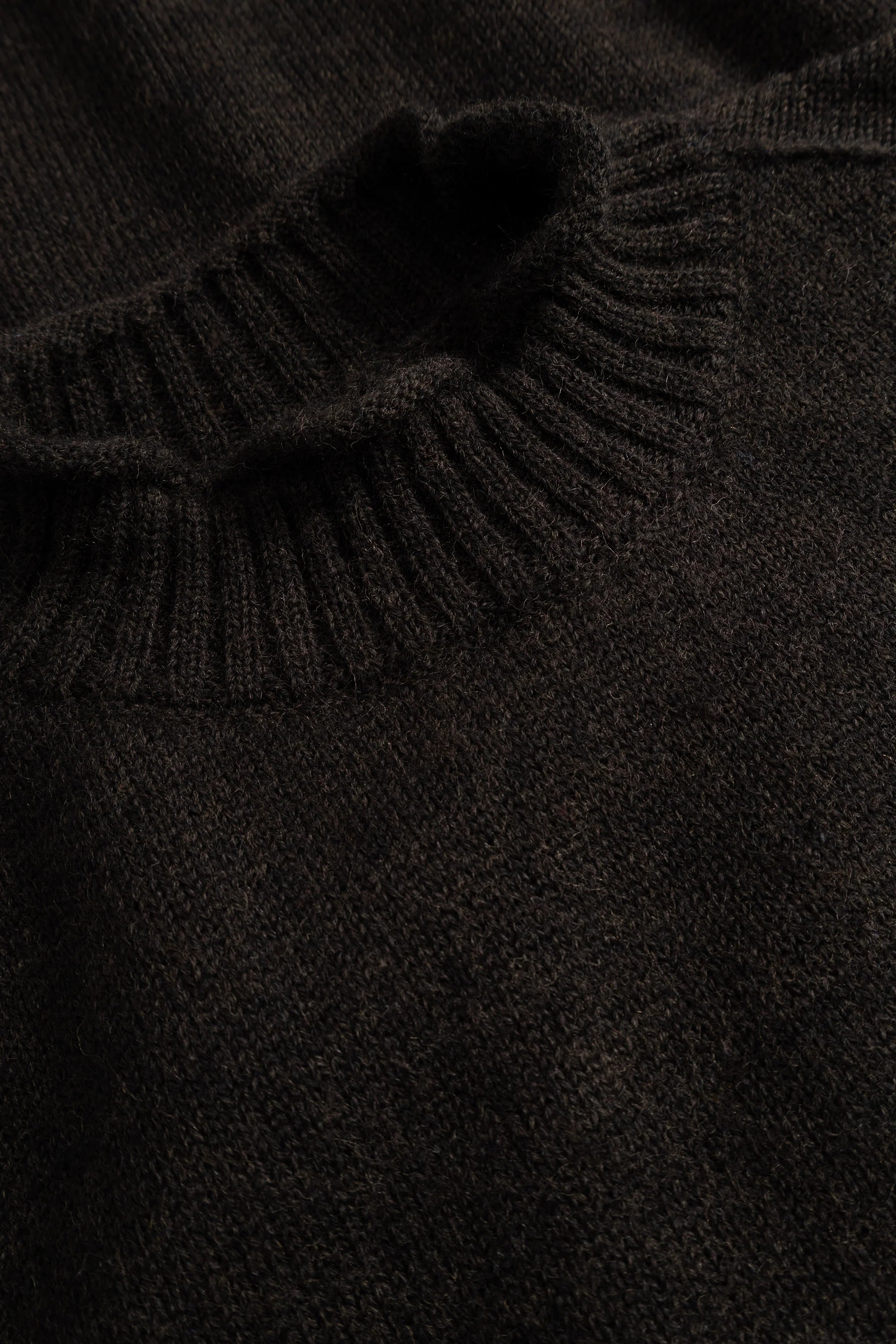 Sagvatnet Wool Roll Neck Sweater Delicioso Brown_5