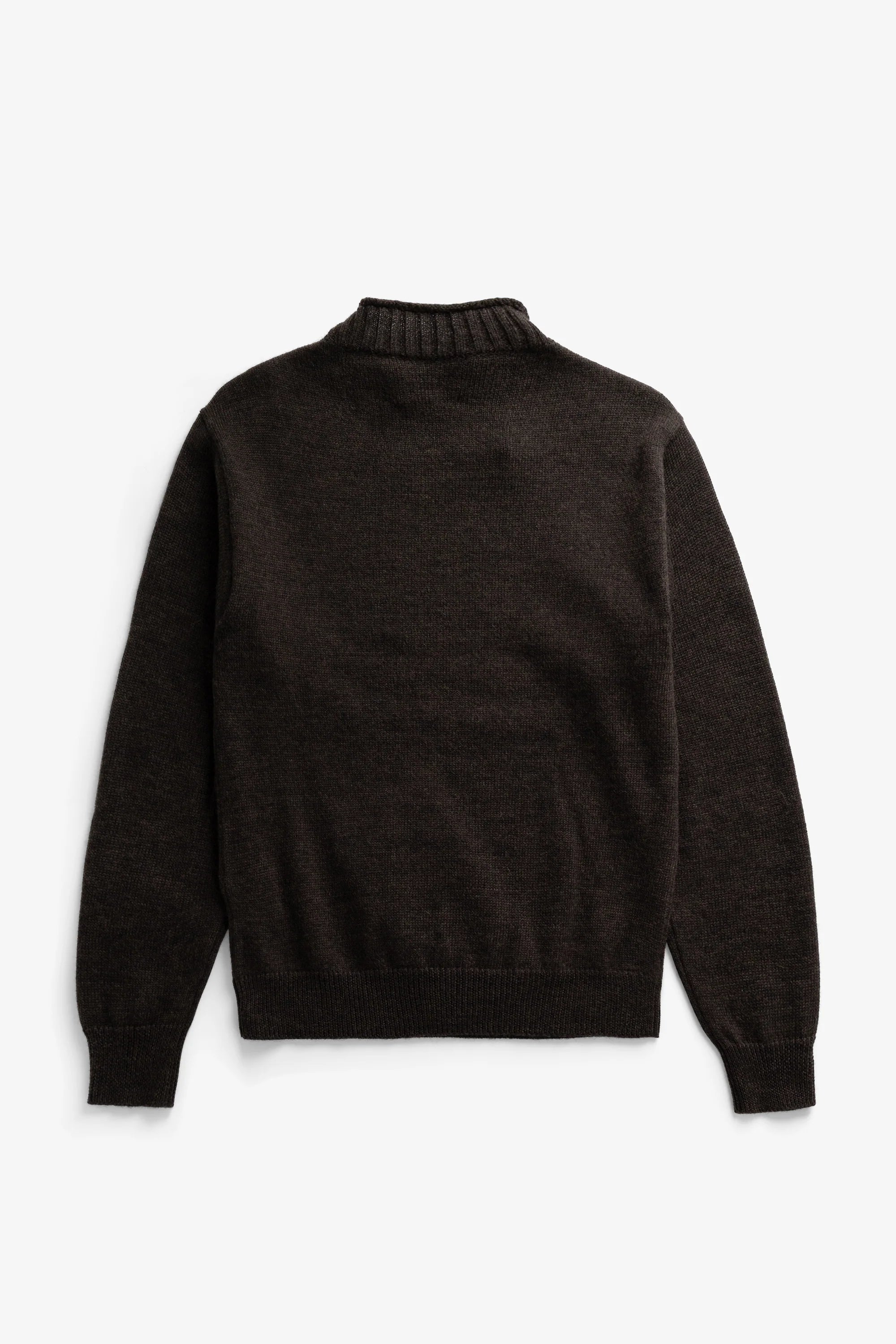 Sagvatnet Wool Roll Neck Sweater Delicioso Brown_7