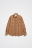 SPORTIVO STORE_Silas Text. Cotton Wool Overshirt Camel