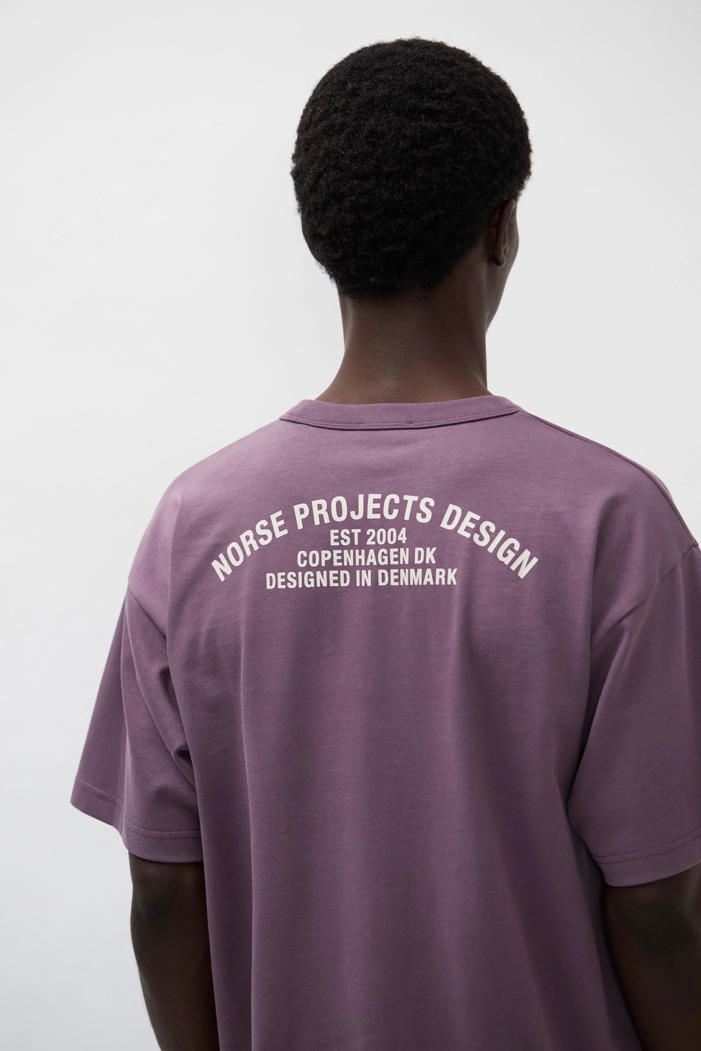 Snekkersten Organic Arch Print T-Shirt Vintage Violet_4