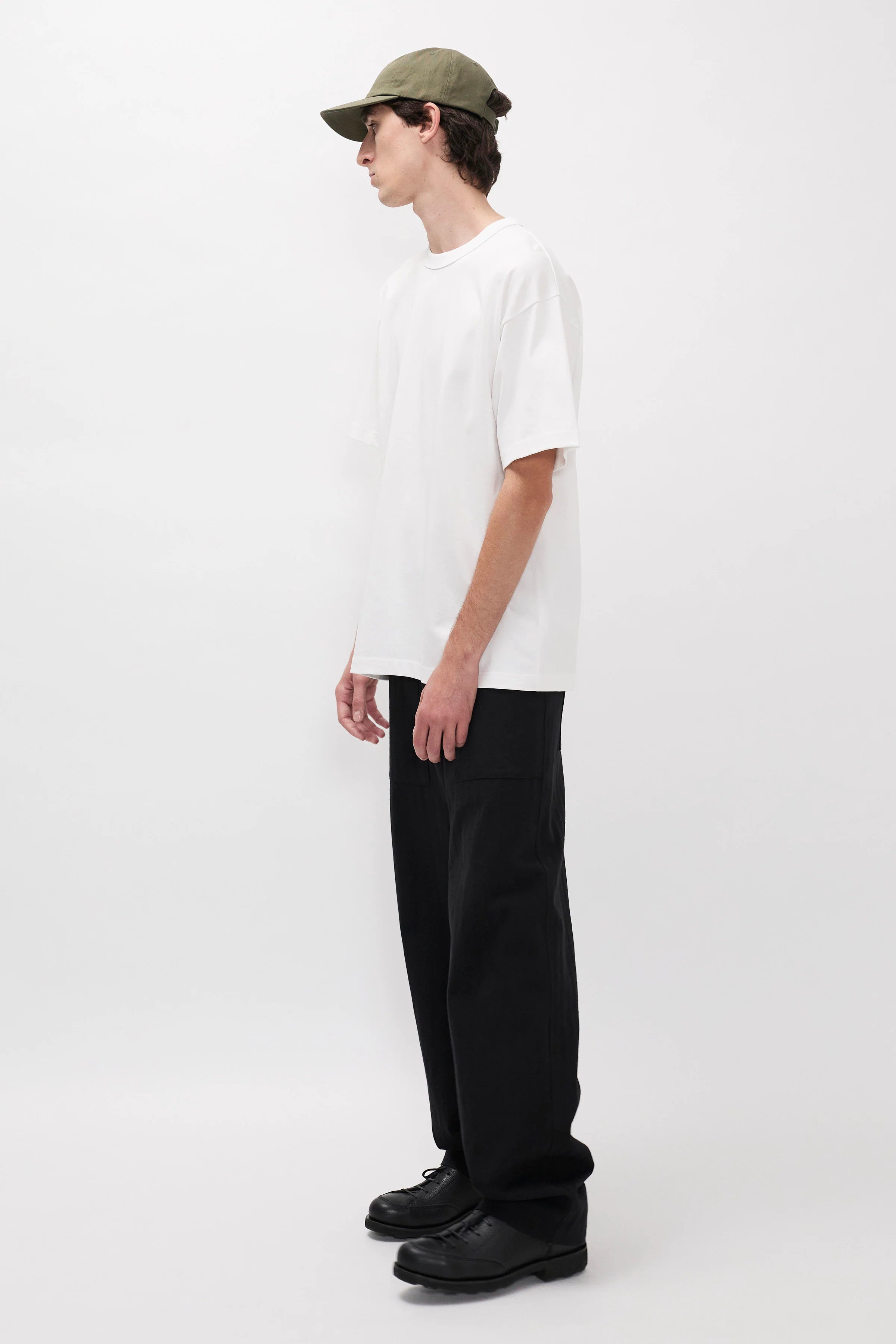 Snekkersten Organic Arch Print T-Shirt White_2