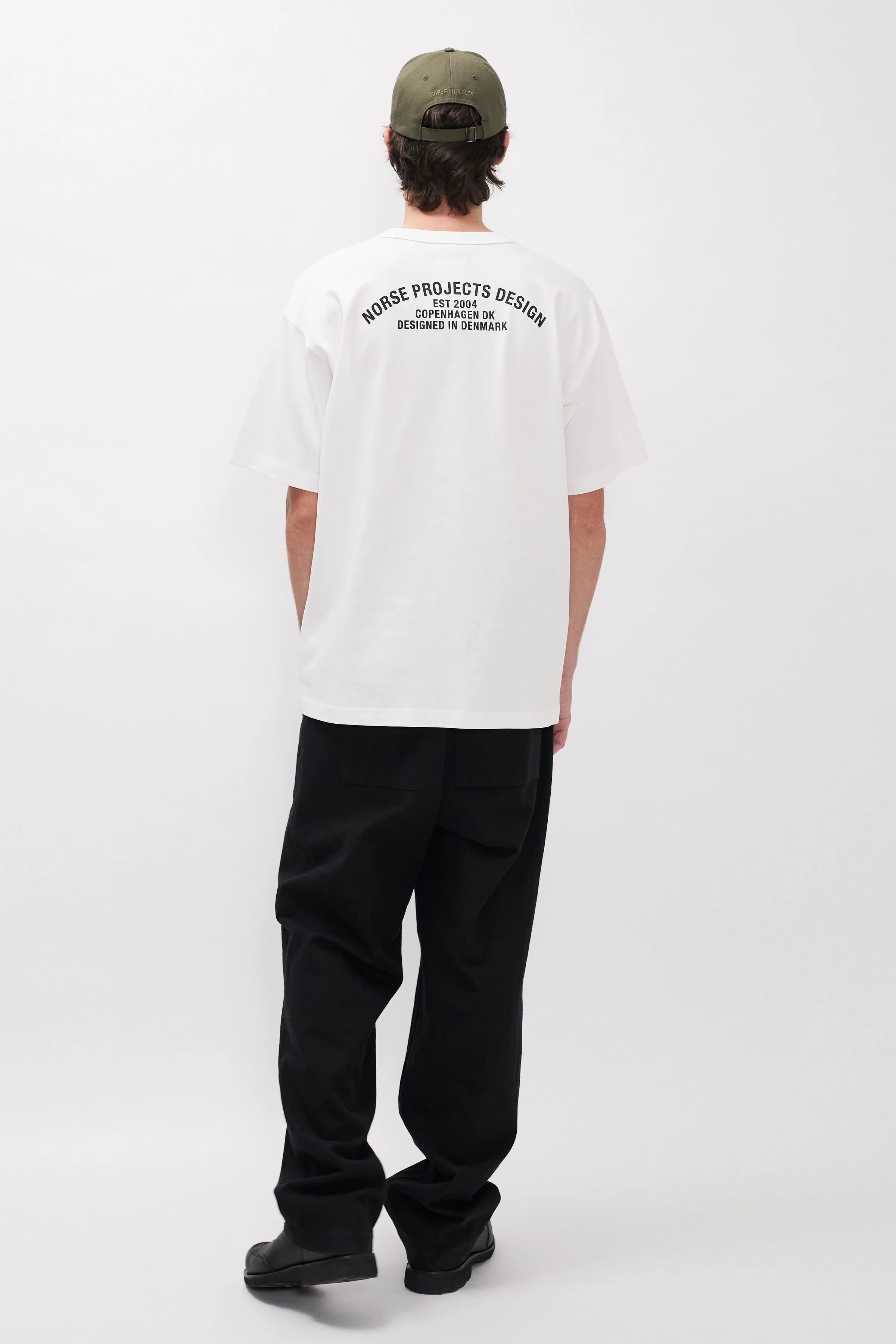 Snekkersten Organic Arch Print T-Shirt White_3