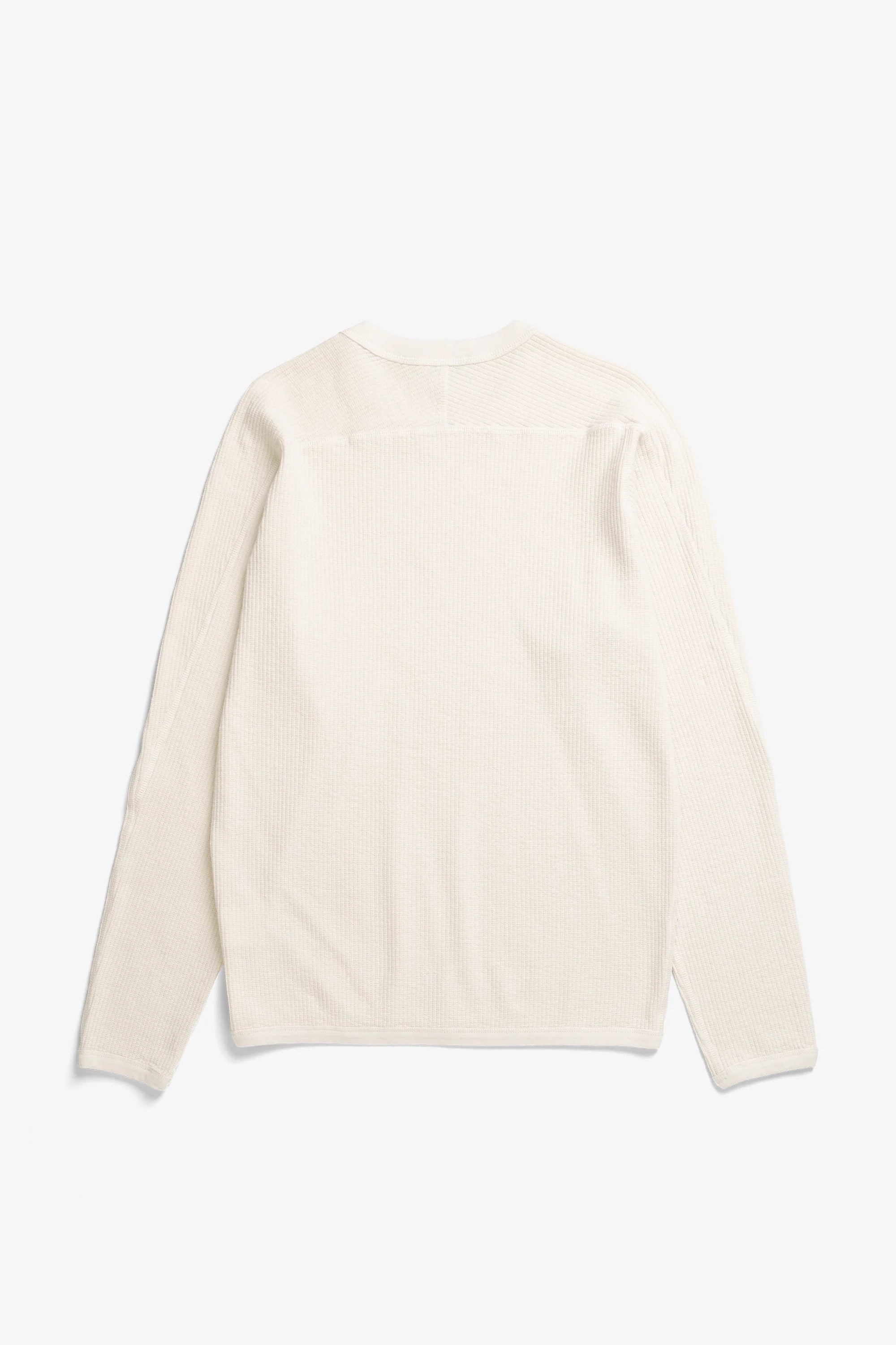 Stevns Cotton Hemp Military Rib LS T-Shirt Ecru_8