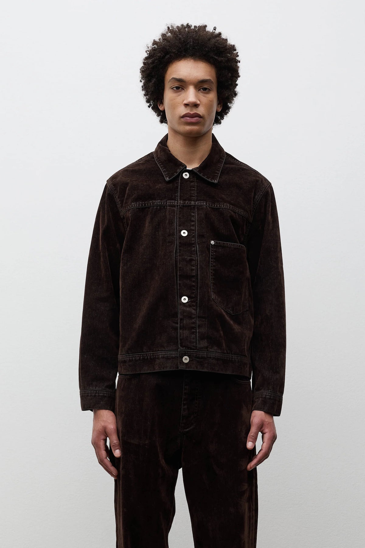 Storadal Flock Corduroy Type I Jacket Espresso
