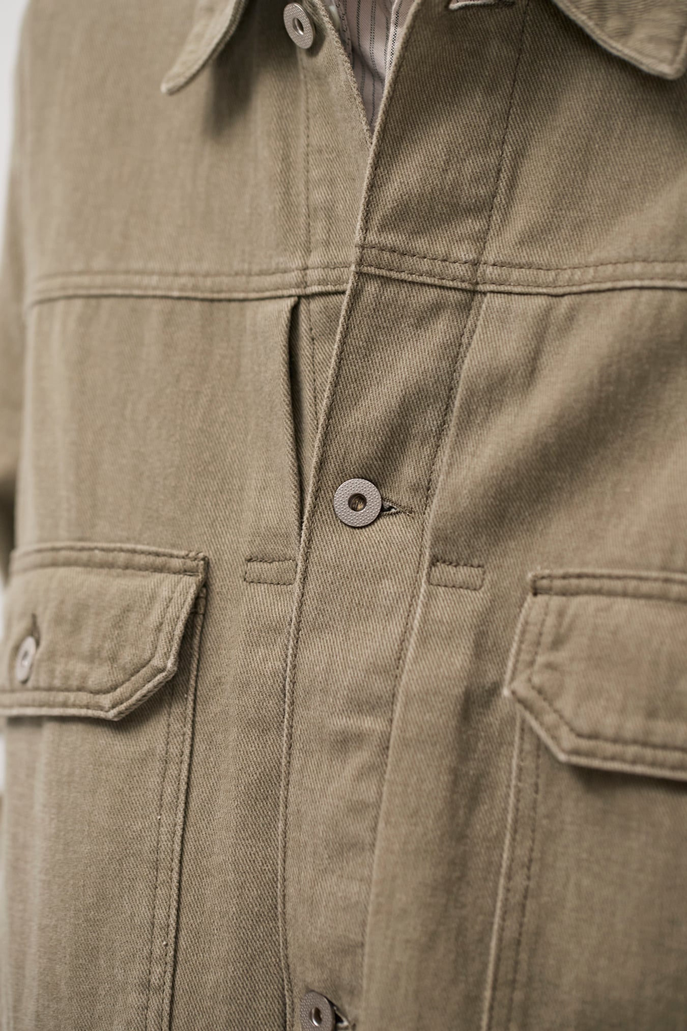 Storadal Resist Dyed Twill Type II Jacket Vetiver_4