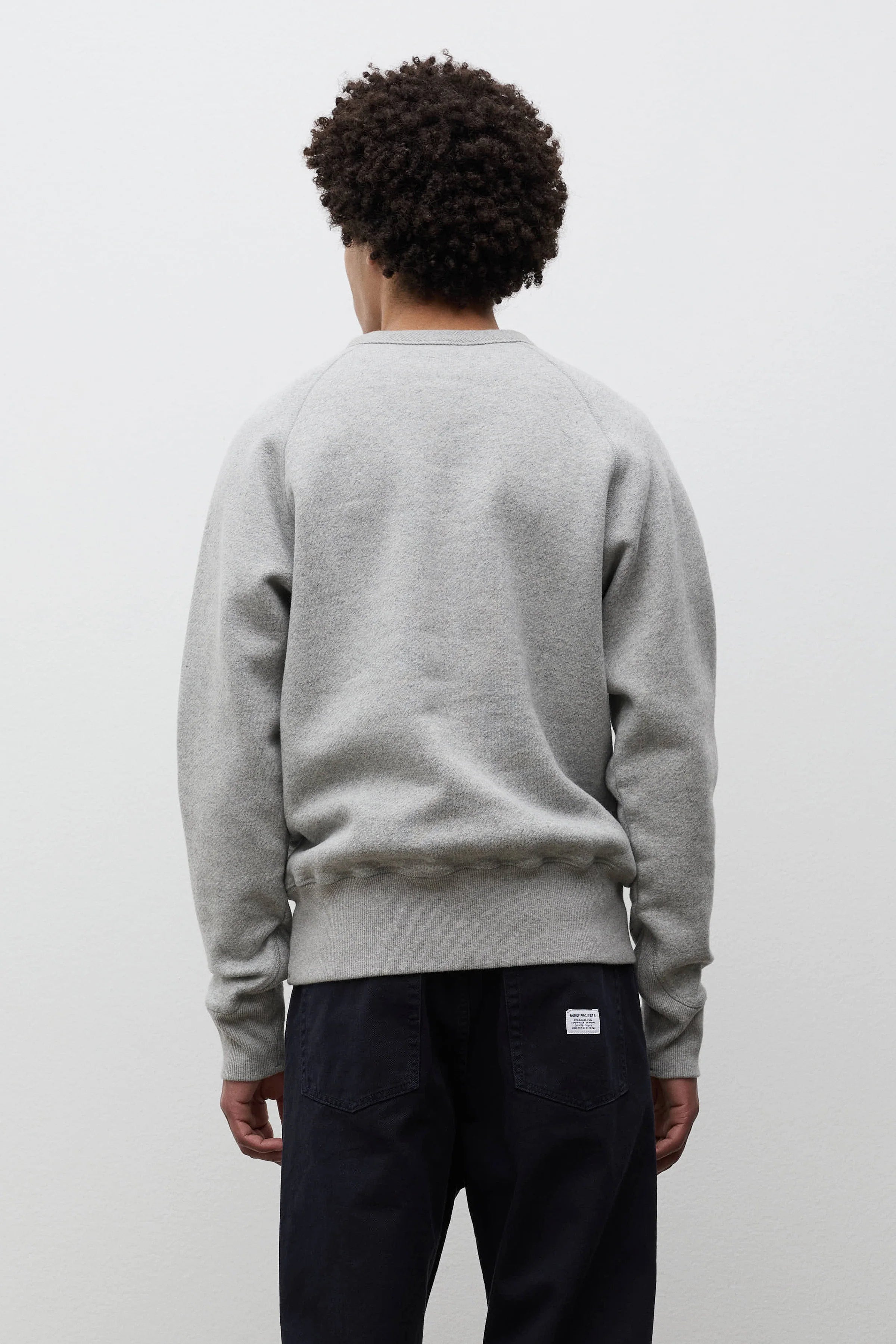 Thorsmark Relaxed Cotton Wool Sweatshirt Grey Melange_3