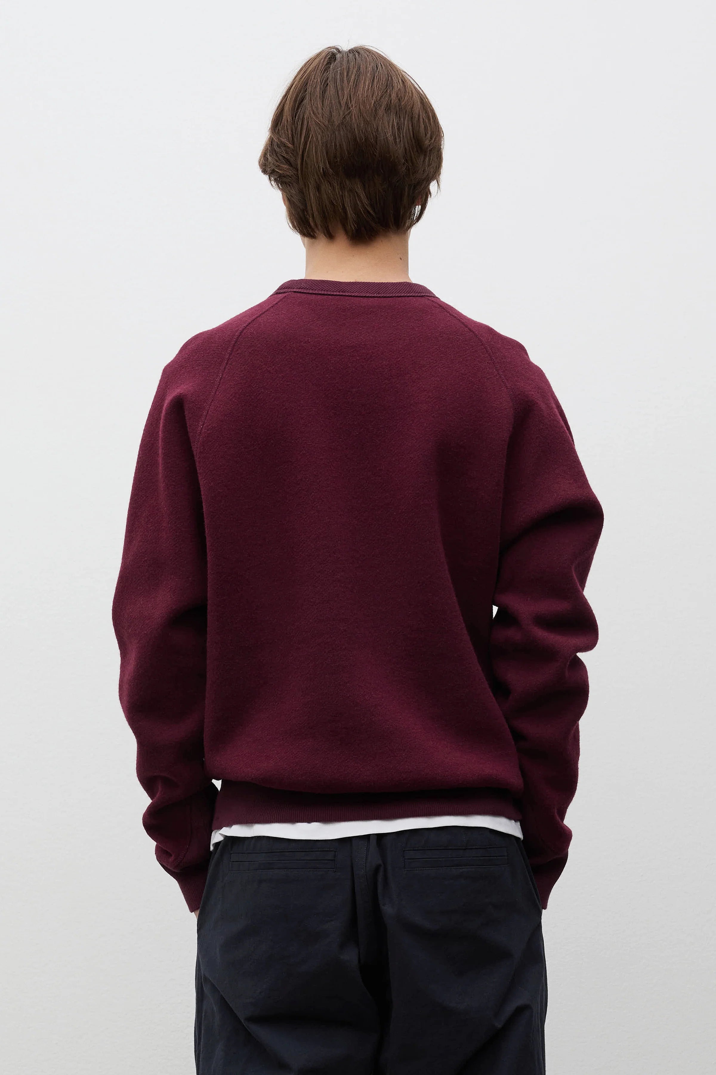 Thorsmark Relaxed Cotton Wool Sweatshirt Mahogany_3