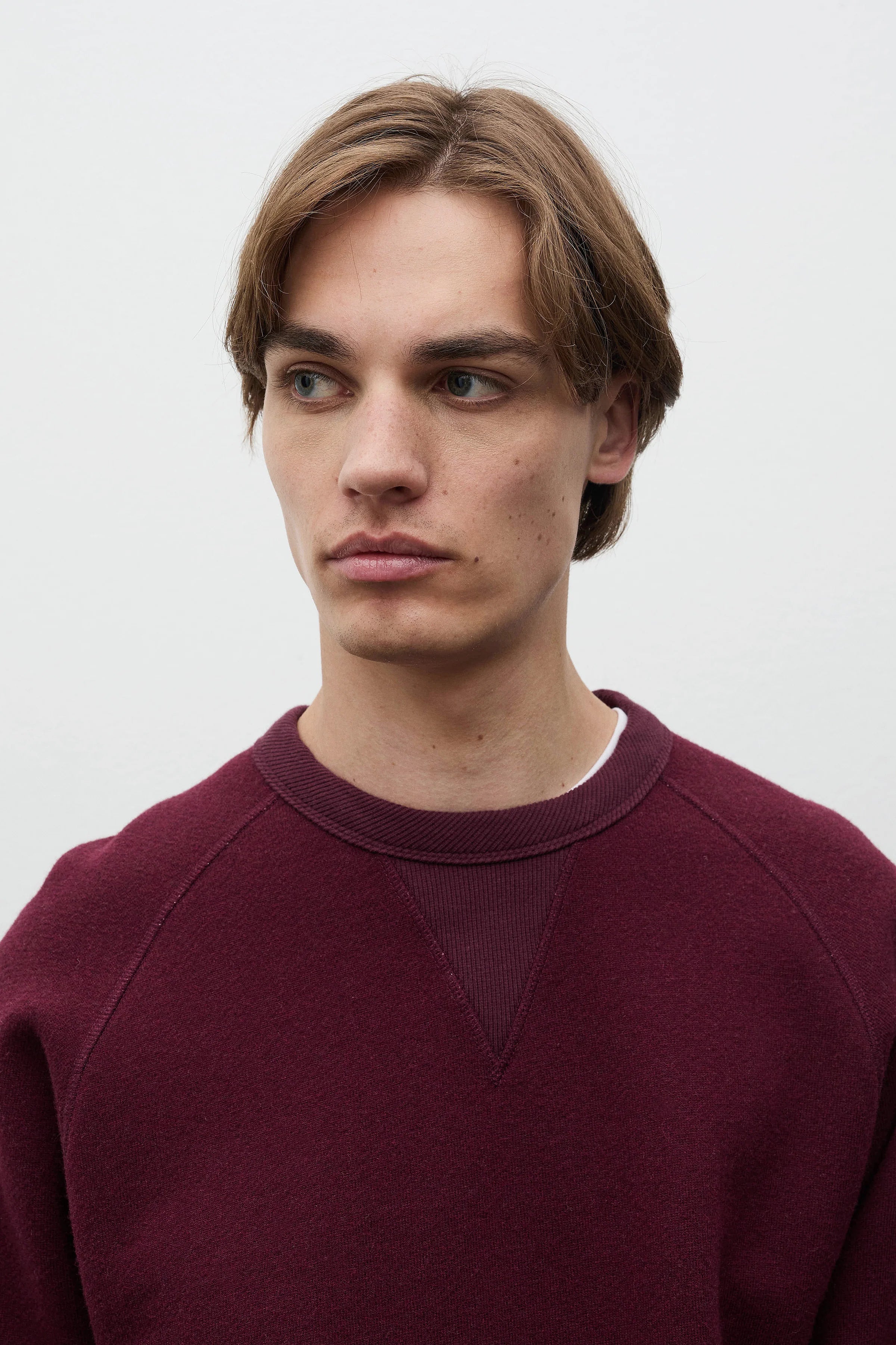Thorsmark Relaxed Cotton Wool Sweatshirt Mahogany_4