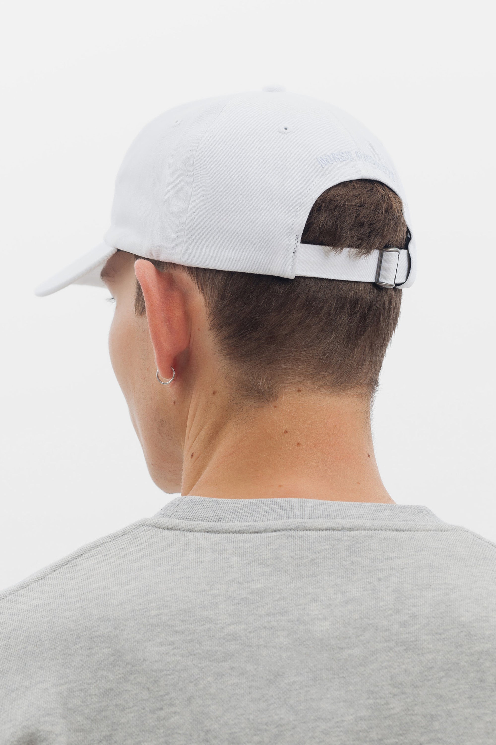 Twill Sports Cap White