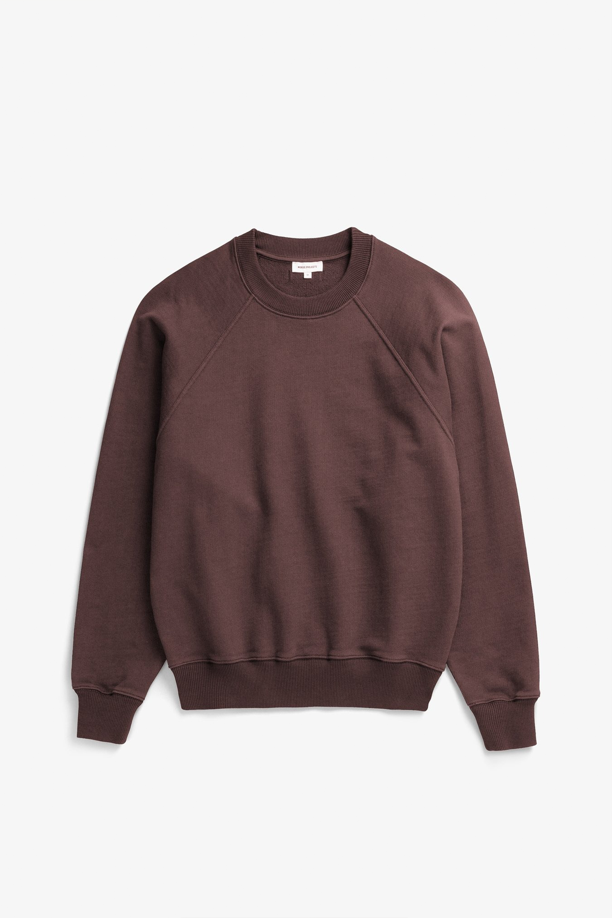 Tyr Relaxed Organic Loopback Raglan Crew Sweatshirt Mahogany
