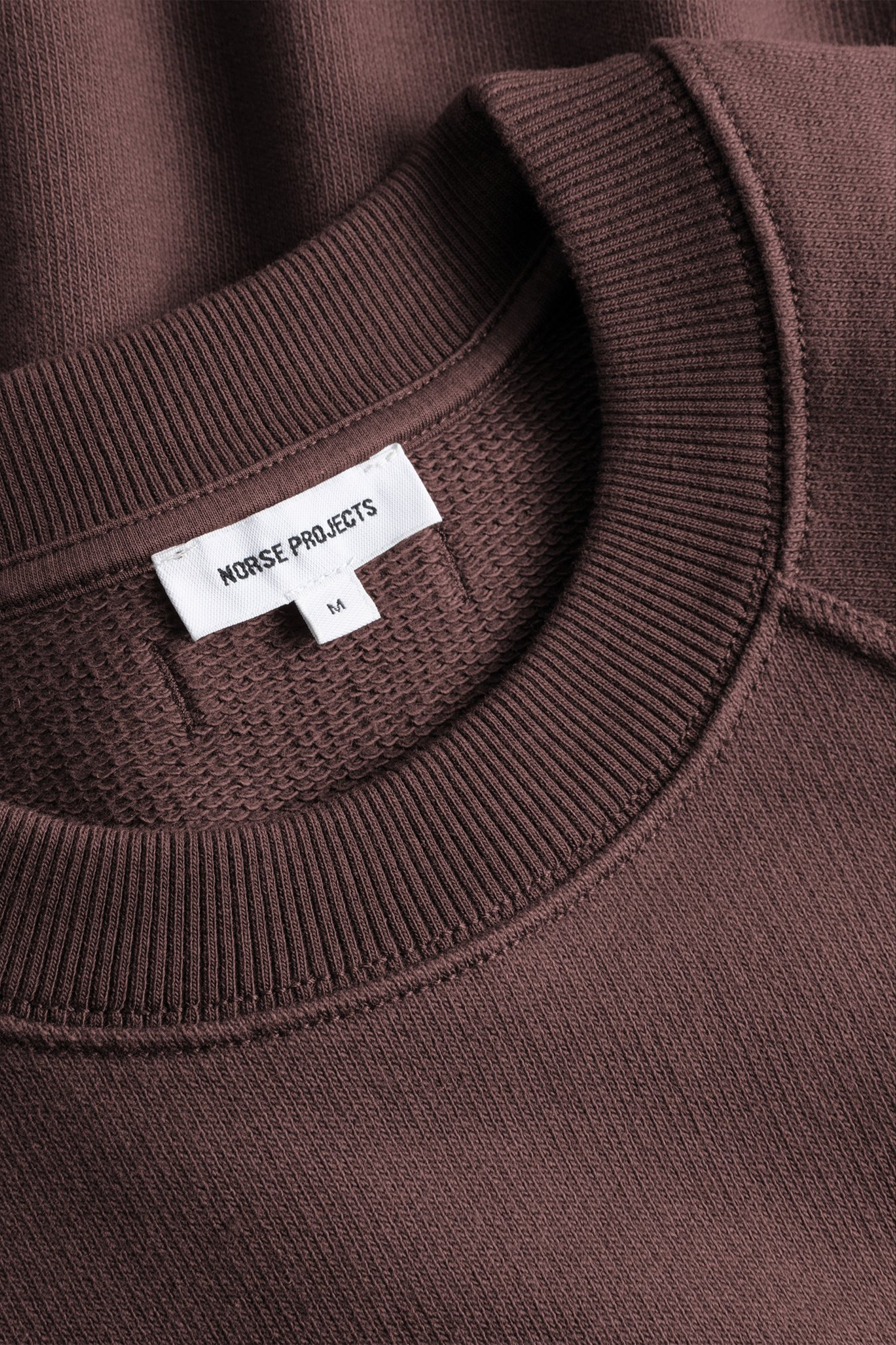 Tyr Relaxed Organic Loopback Raglan Crew Sweatshirt Mahogany_4