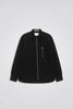 SPORTIVO STORE_Ulrik Gabardine Zipped Overshirt Black