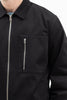 SPORTIVO STORE_Ulrik Gabardine Zipped Overshirt Black_6