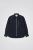 SPORTIVO STORE_Ulrik Gabardine Zipped Overshirt Dark Navy_2