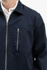 SPORTIVO STORE_Ulrik Gabardine Zipped Overshirt Dark Navy_9