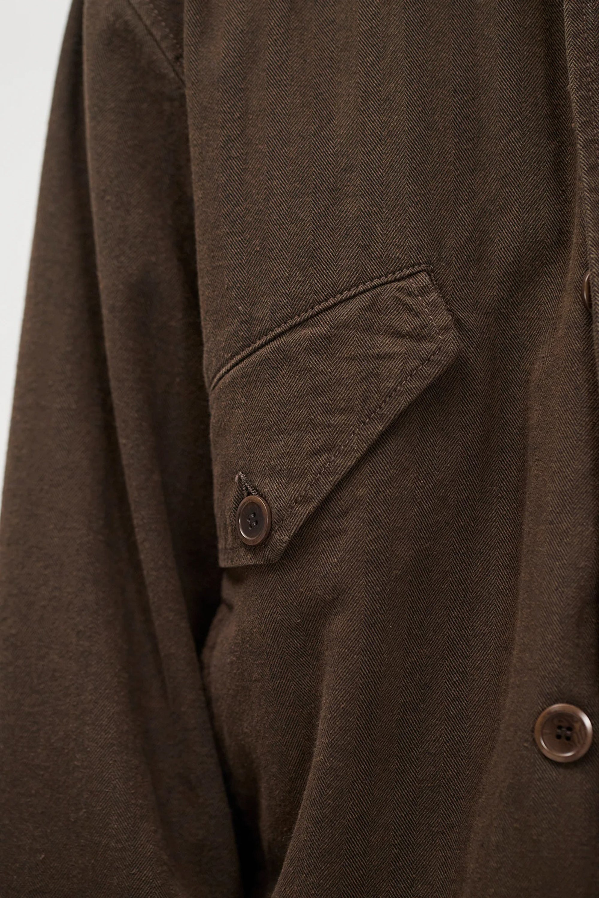 Vandel Herringbone Twill Flight Jacket Delicioso Brown_5